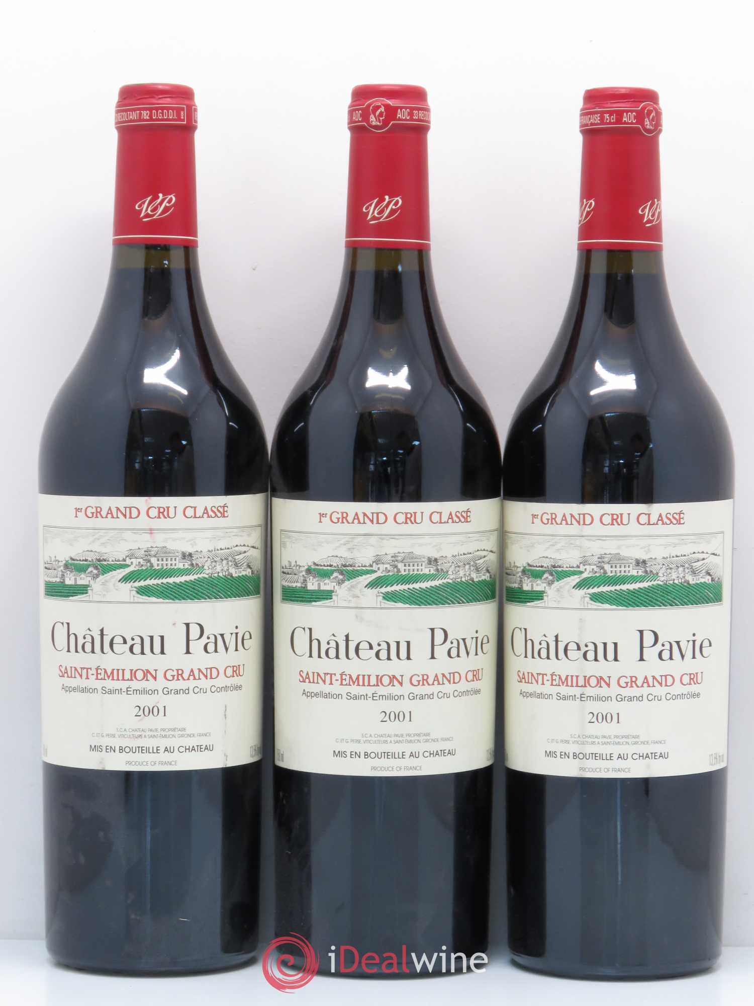 Château Pavie 1er Grand Cru Classé A 2001 - Lot de 6 bouteilles - 2