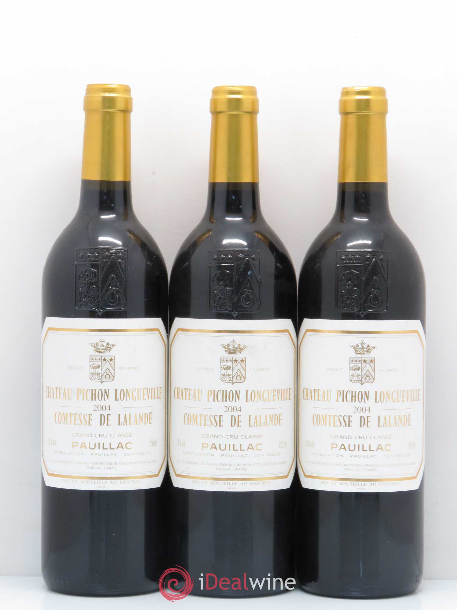 Château Pichon Longueville Comtesse de Lalande 2ème Grand Cru Classé 2004 - Lot de 12 bouteilles - 3