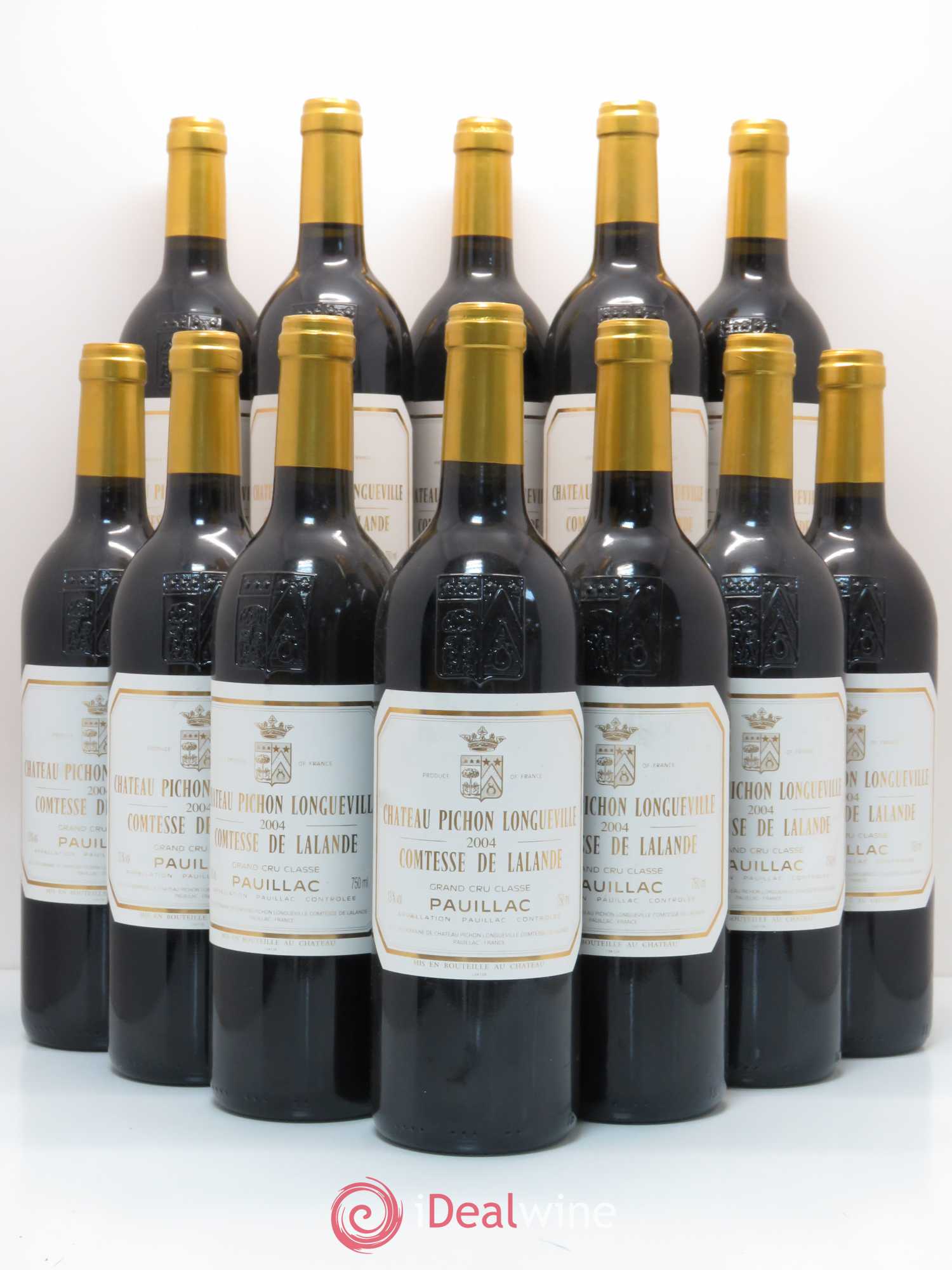 Château Pichon Longueville Comtesse de Lalande 2ème Grand Cru Classé 2004 - Lot de 12 bouteilles - 0