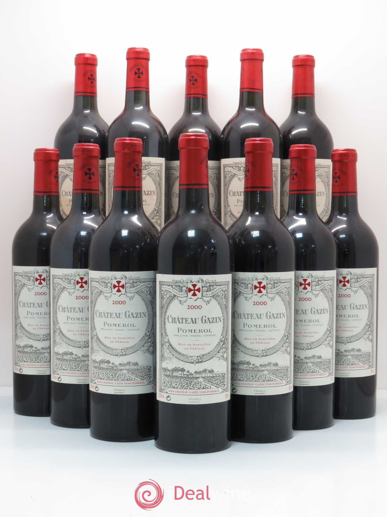 Château Gazin 2000 - Lot de 12 bouteilles - 0