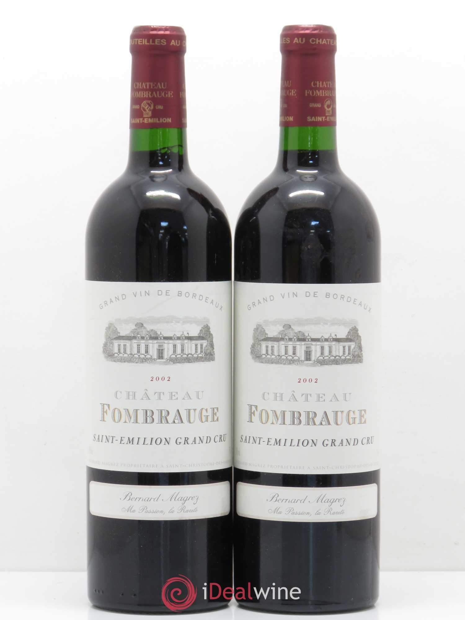 Château Fombrauge Grand Cru Classé 2002 - Lot de 2 bouteilles - 0