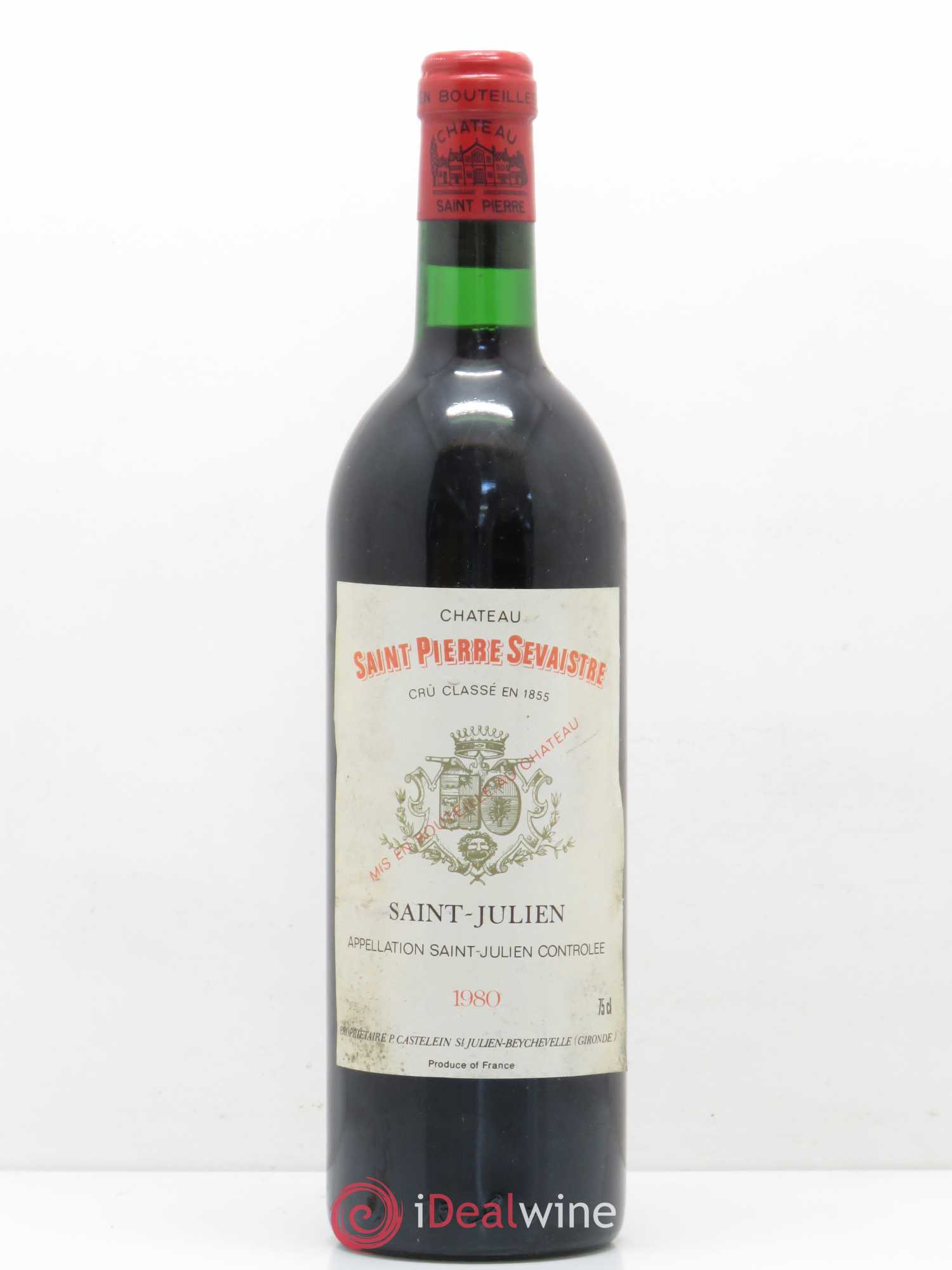 Saint-Julien Château Saint-Pierre Sevaistre 1980 - Posten von 1 Flasche - 0