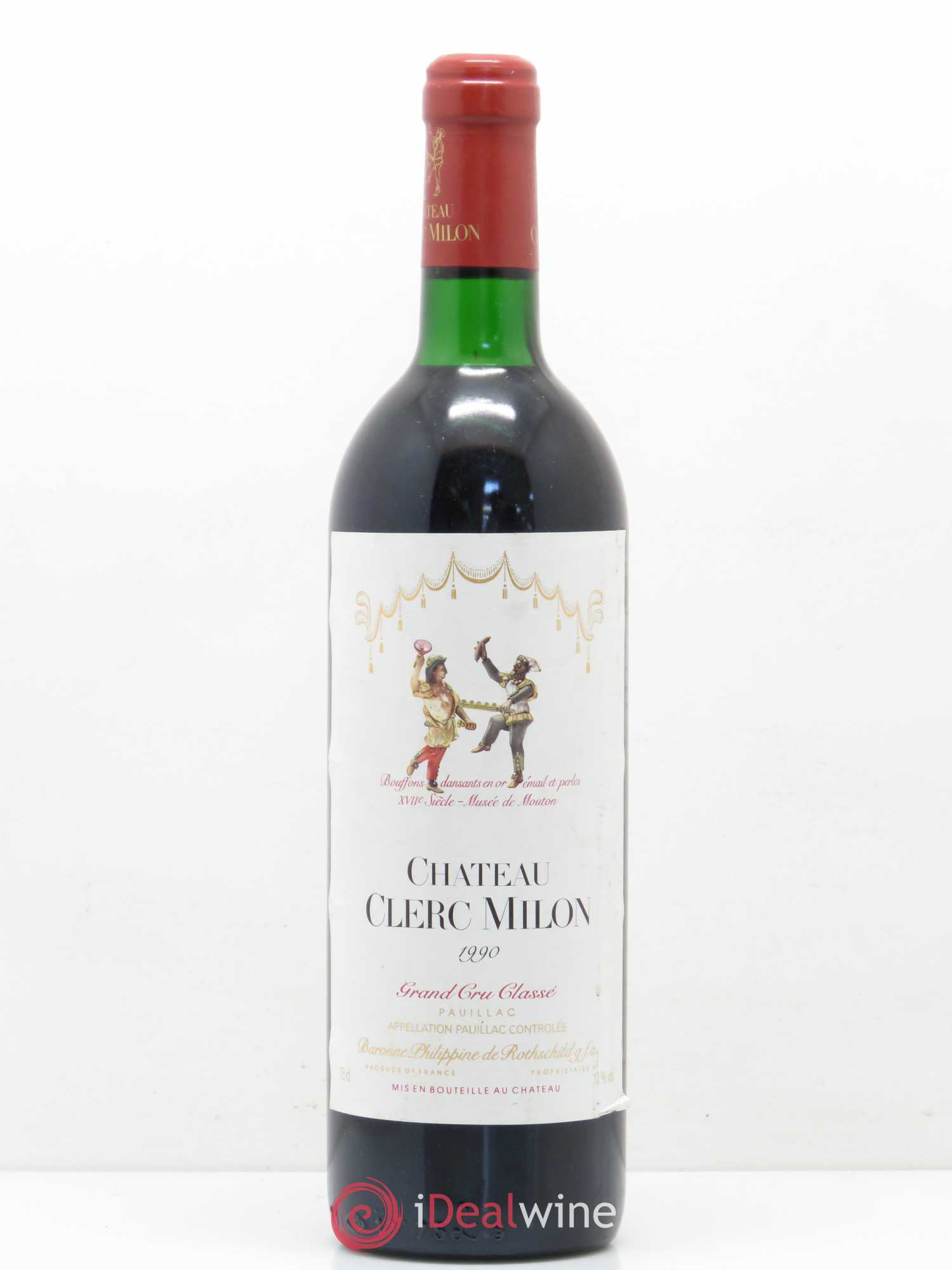 Château Clerc Milon 5ème Grand Cru Classé 1990 - Lot de 1 bouteille - 0