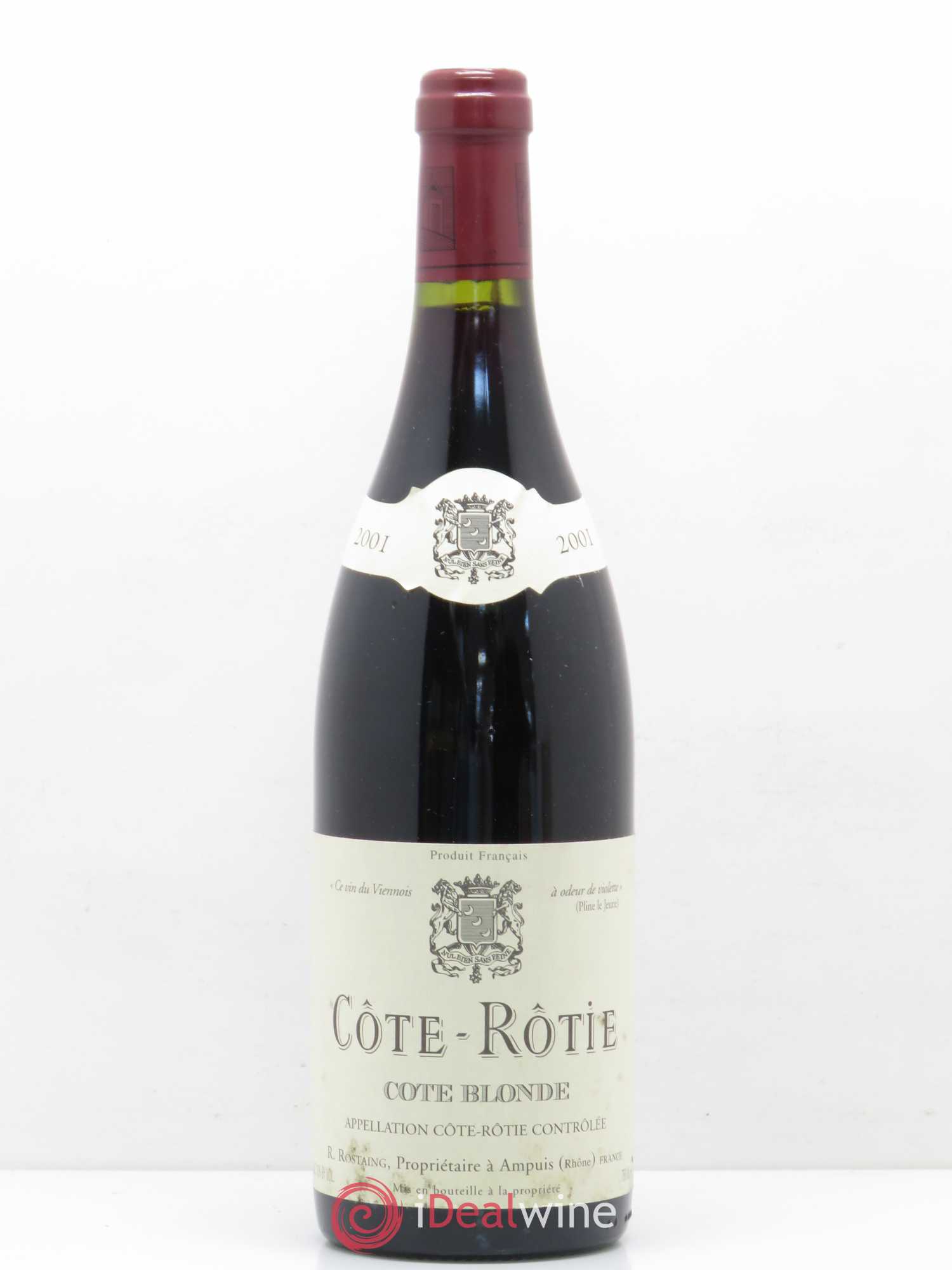 Côte-Rôtie Côte Blonde René Rostaing 2001 - Lot de 1 bouteille - 0