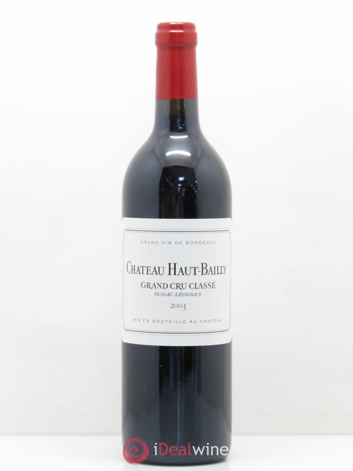 Château Haut-Bailly Cru Classé de Graves 2003 - Lot de 1 bouteille - 0