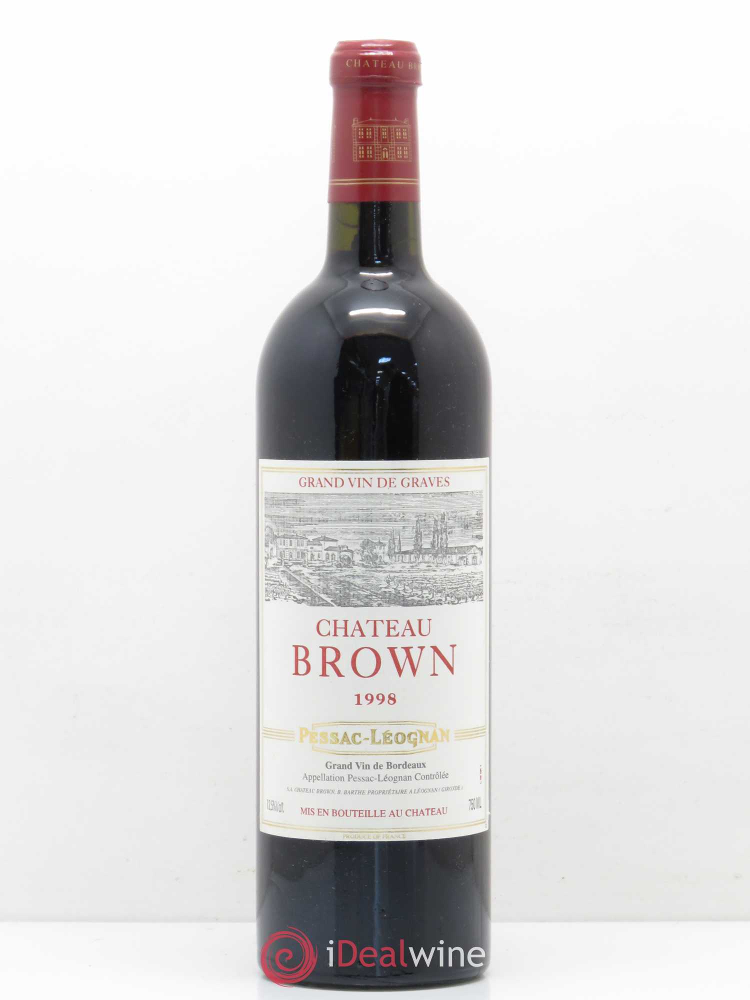 Château Brown 1998 - Lot de 1 bouteille - 0