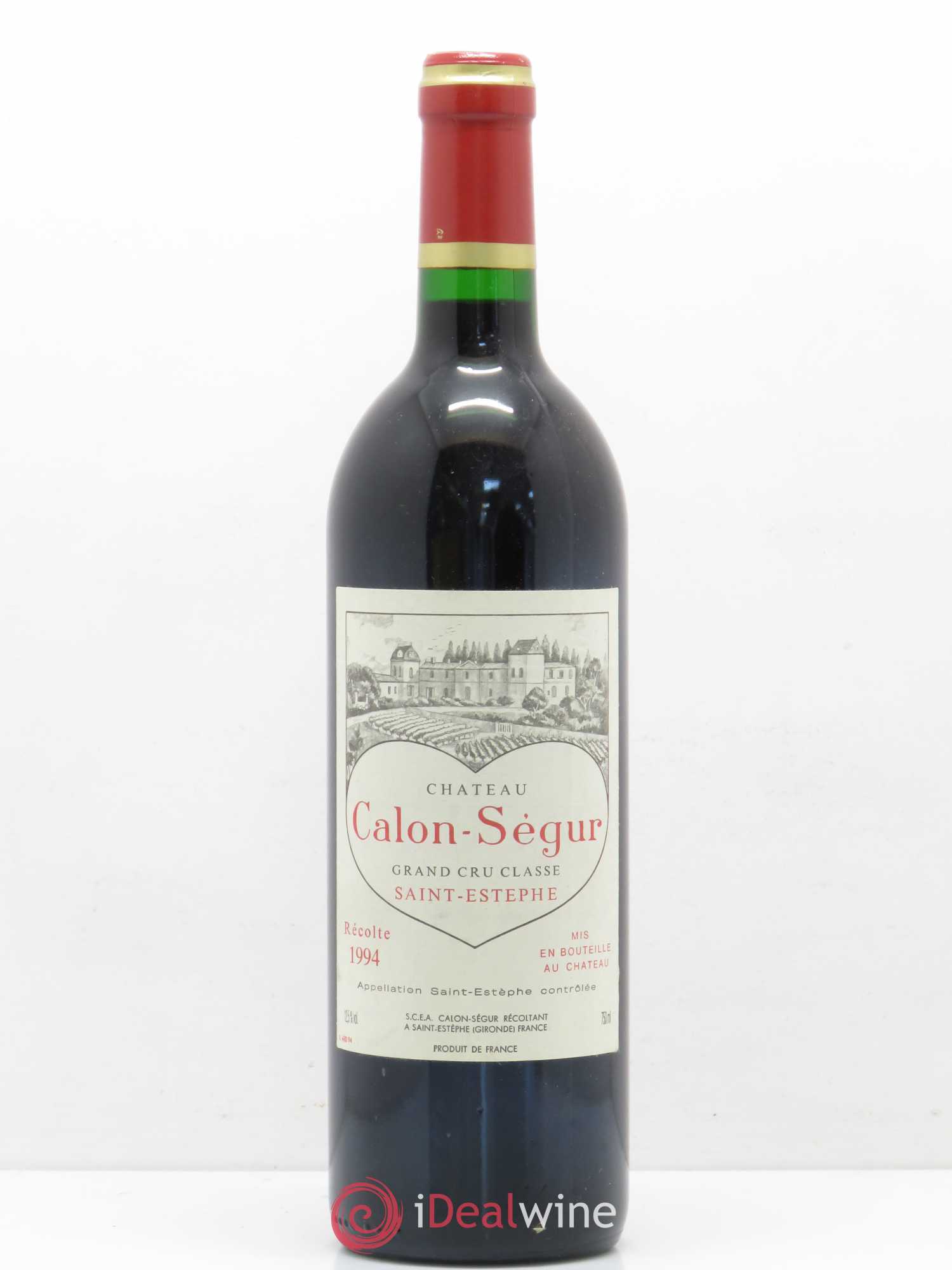 Château Calon Ségur 3ème Grand Cru Classé 1994 - Lot de 1 bouteille - 0