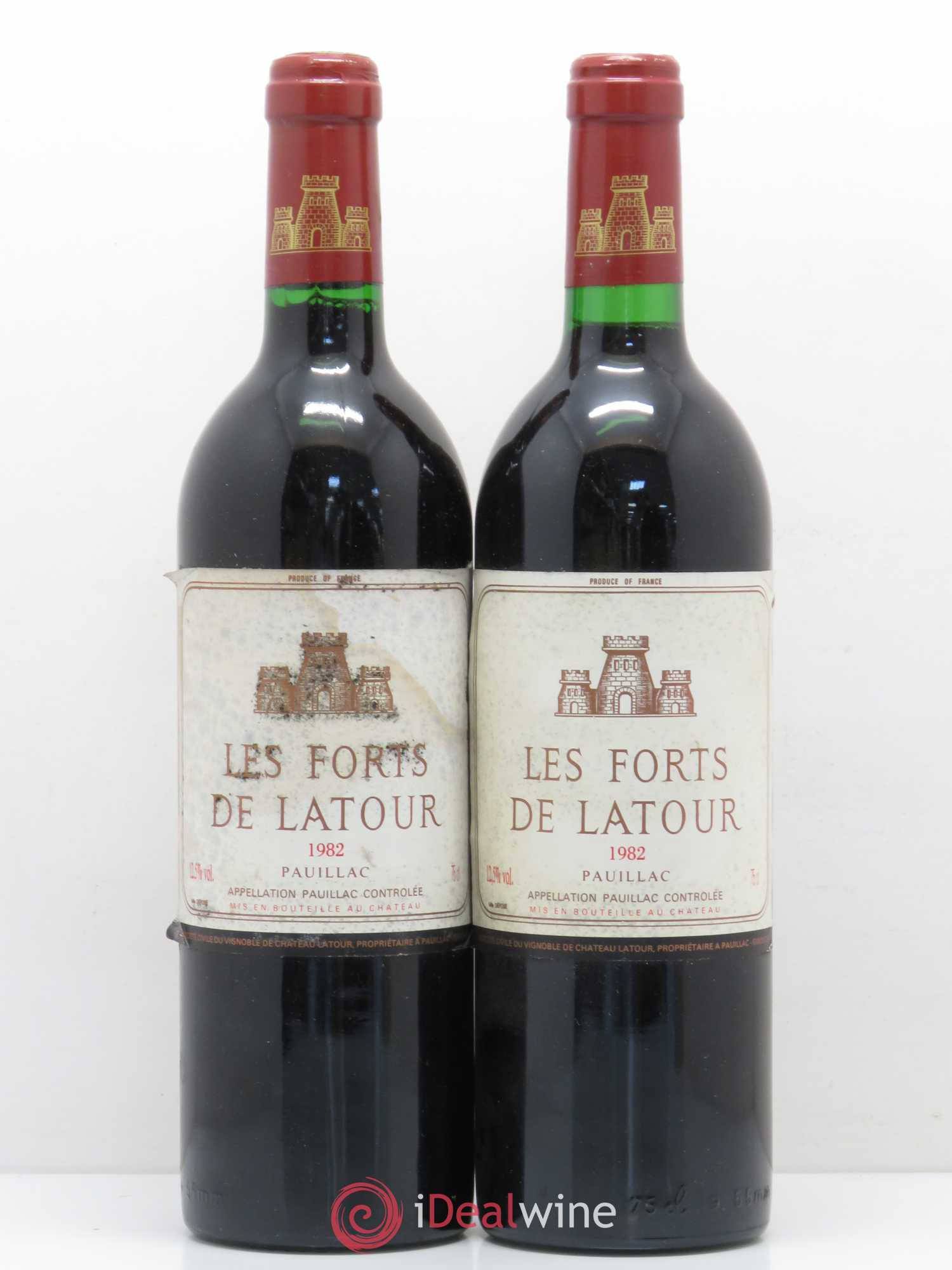 Les Forts de Latour Second Vin 1982 - Lot de 2 bouteilles - 0