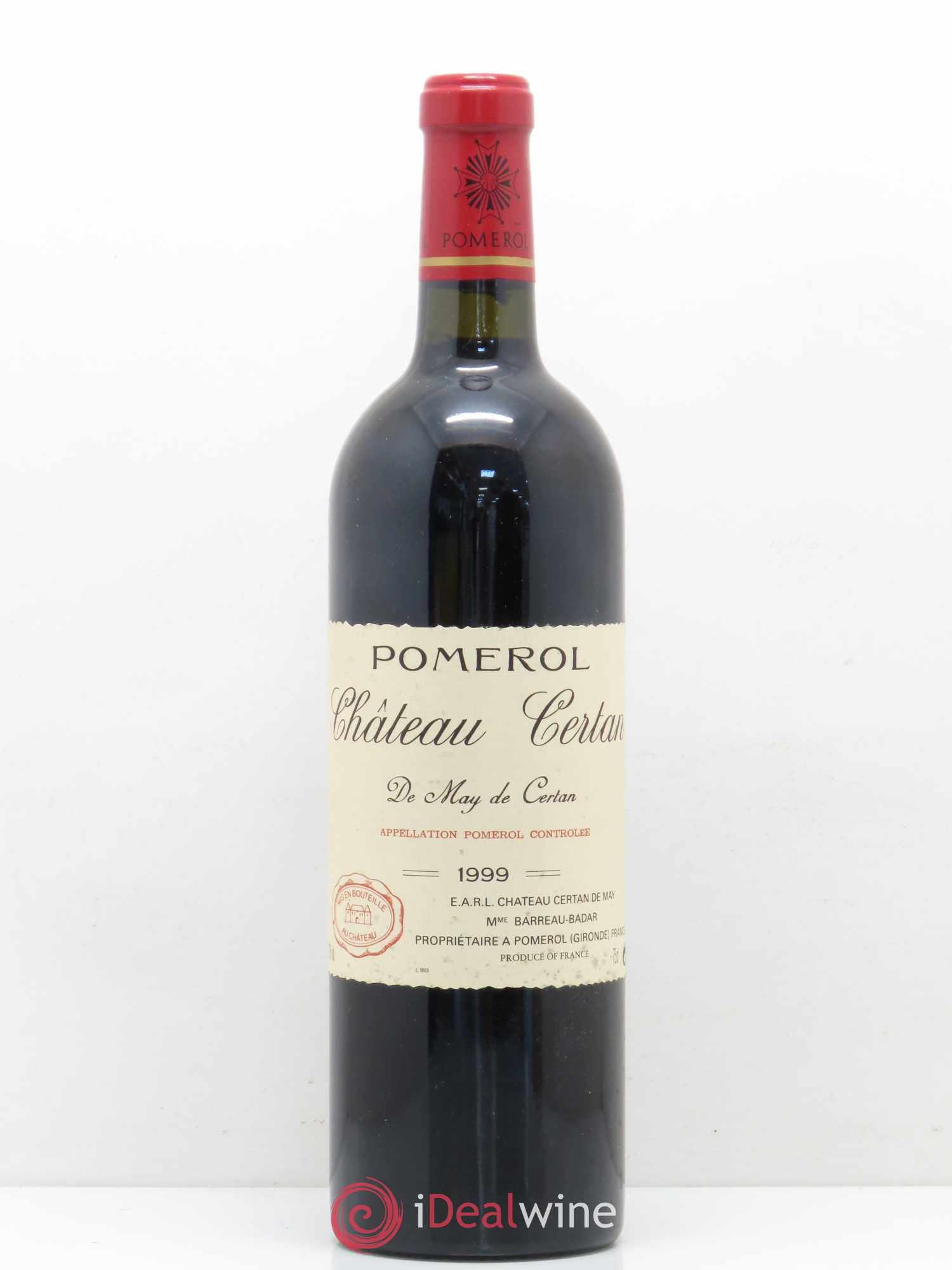 Château Certan de May 1999 - Lot de 1 bouteille - 0