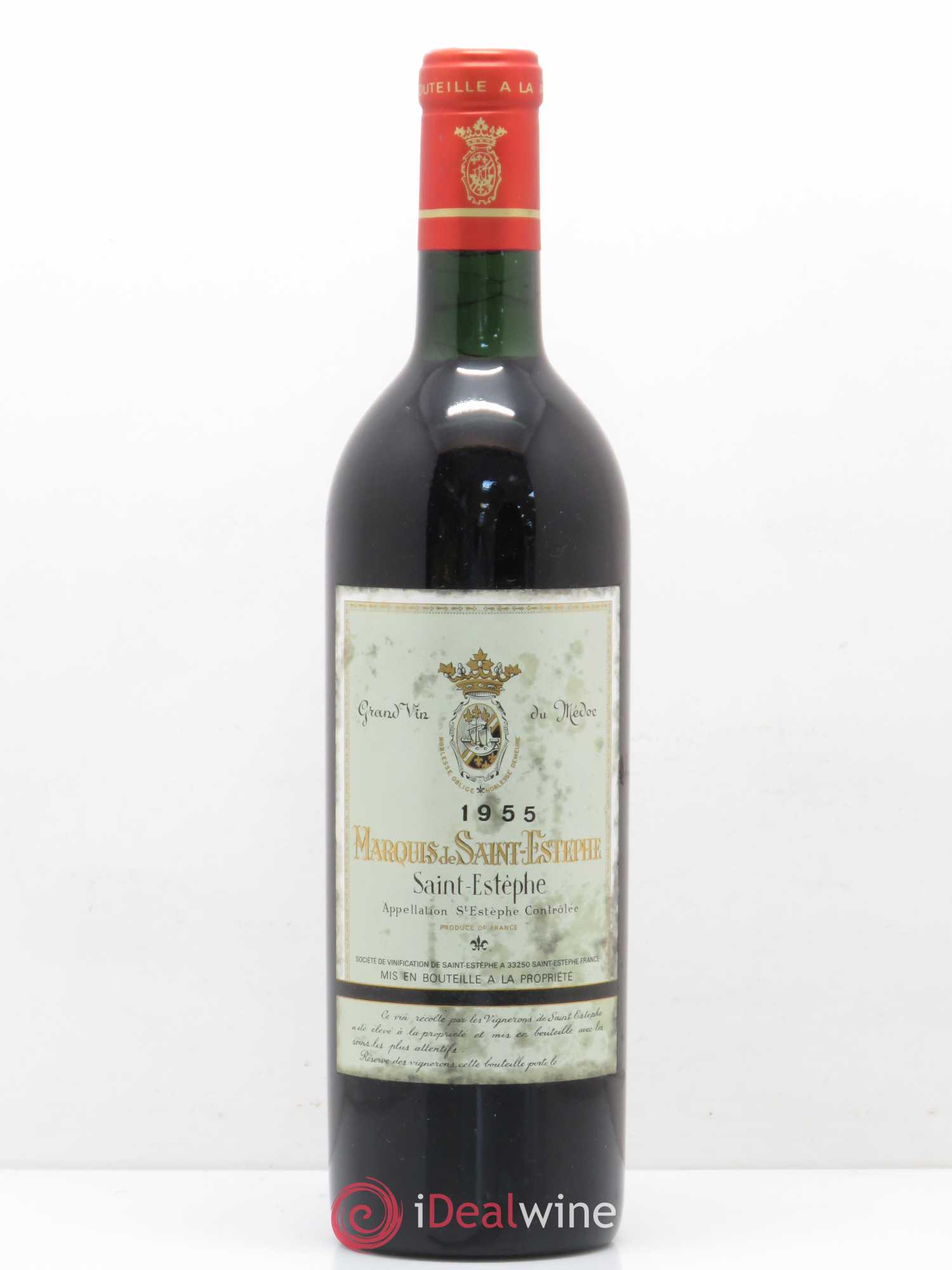 Marquis de Saint Estèphe 1955 - Lot de 1 bouteille - 0