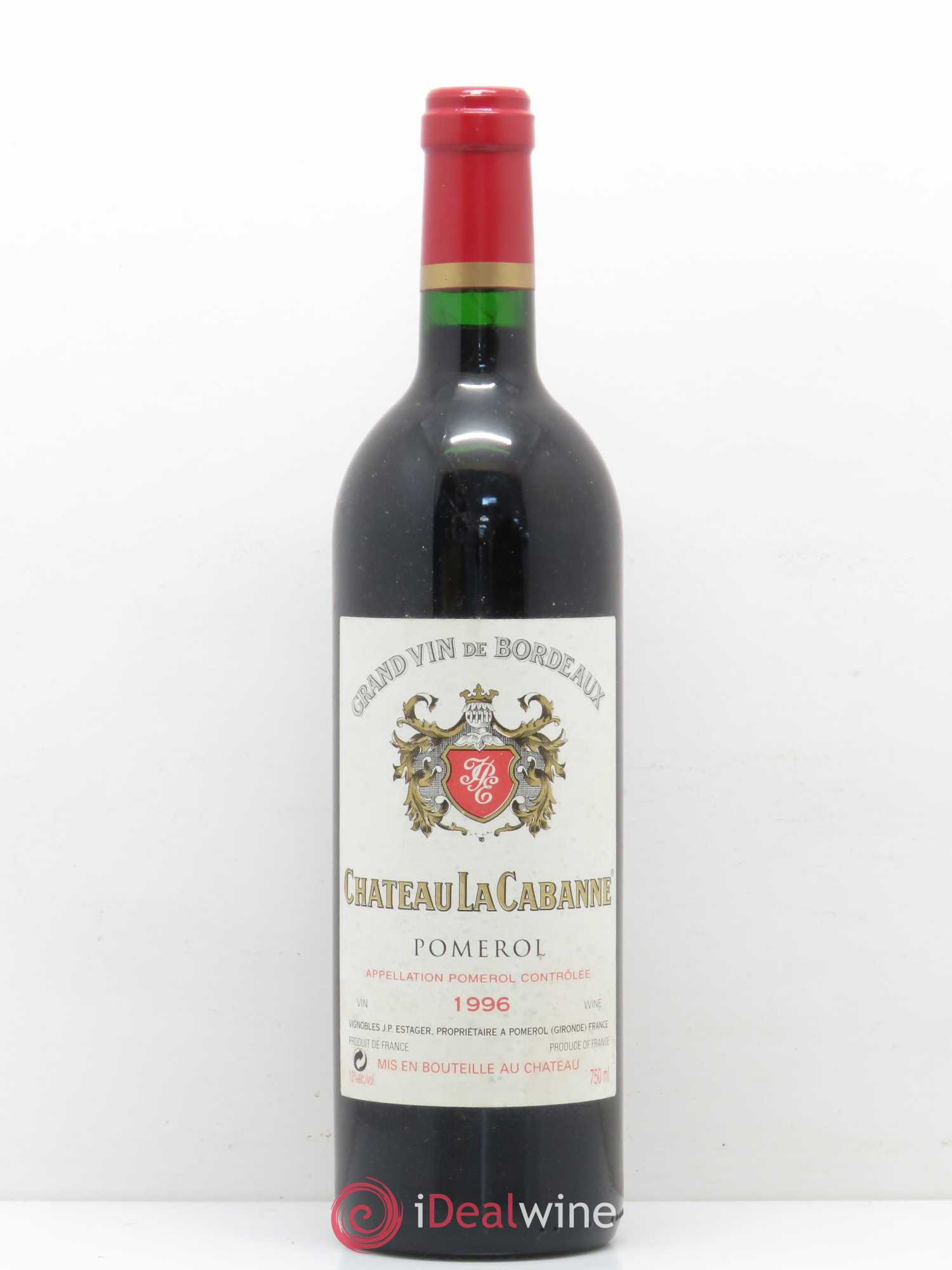 Château la Cabanne 1996 - Lot de 1 bouteille - 0