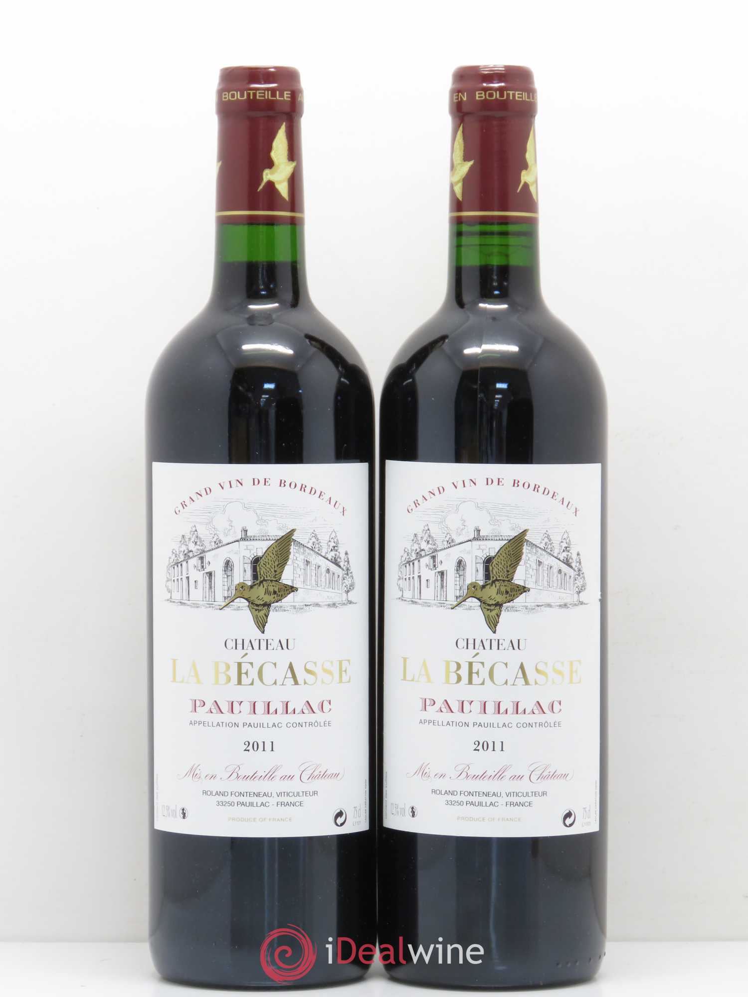 Château la Bécasse 2011 - Lot de 2 bouteilles - 0