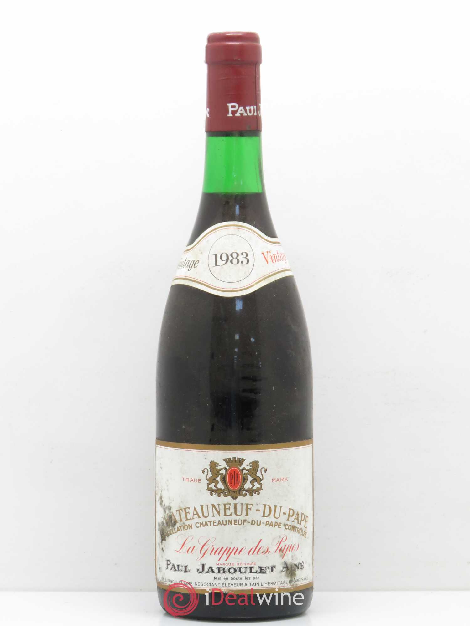 Châteauneuf-du-Pape La Grappe des Papes Paul Jaboulet 1983 - Posten von 1 Flasche - 0