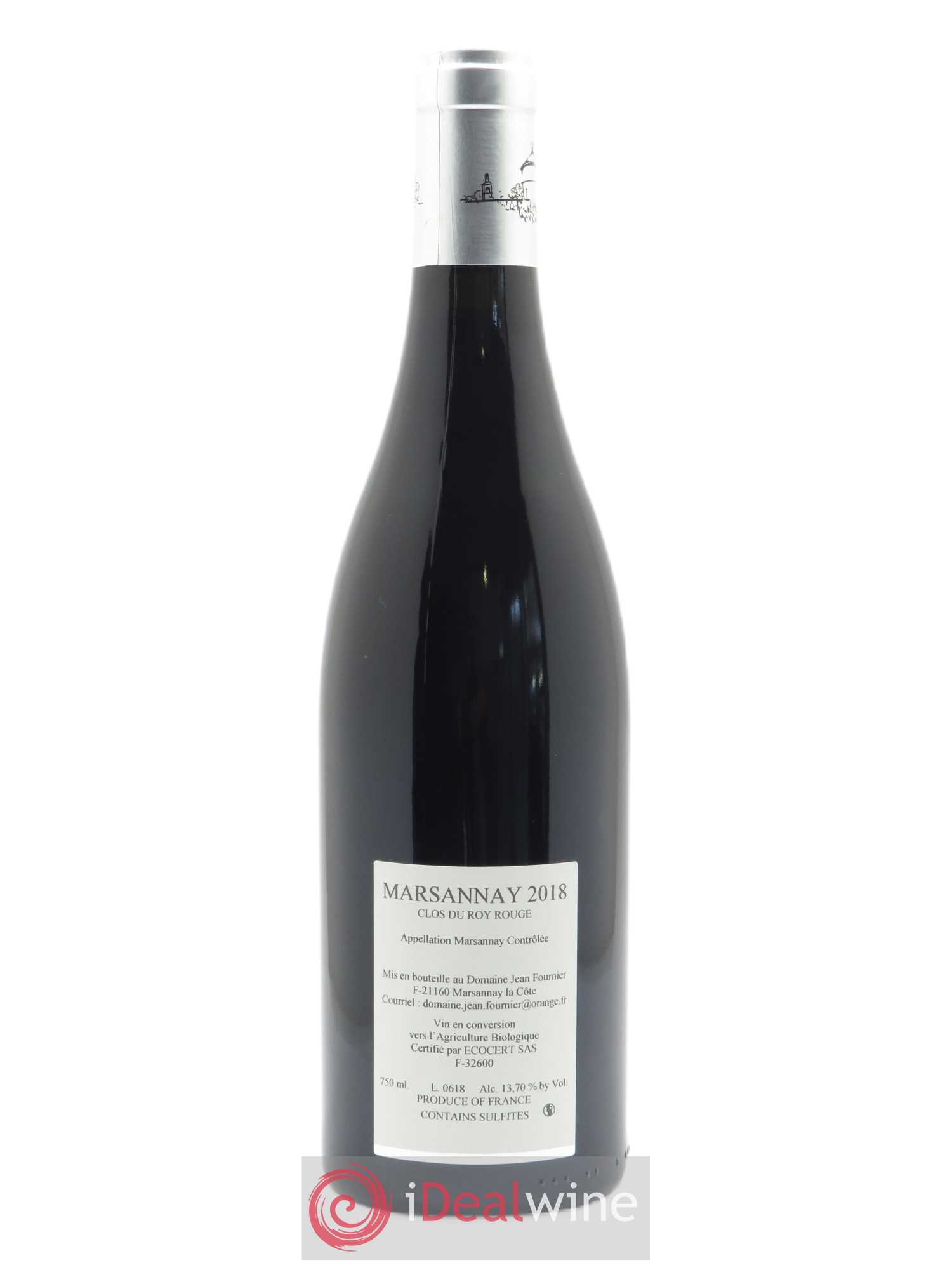 Marsannay Clos du Roy Jean Fournier (Domaine) 2018 - Lot de 1 bouteille - 1