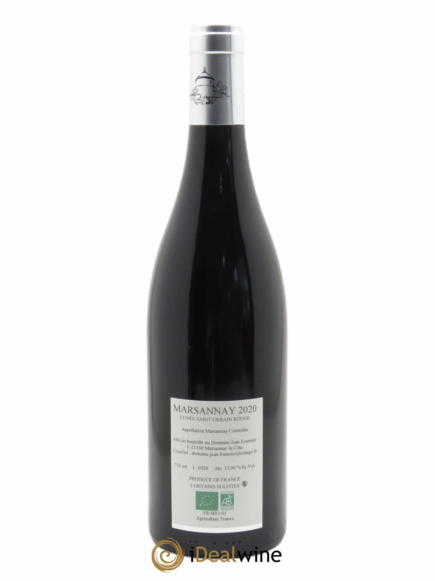 Marsannay Clos Saint-Urbain Jean Fournier (Domaine) 2020 - Lot of 1 bottle - 1
