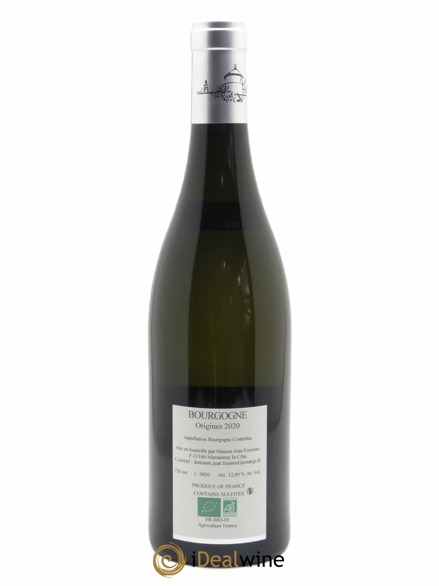 Bourgogne Origines Jean Fournier (Domaine) 2020 - Lot of 1 bottle - 1