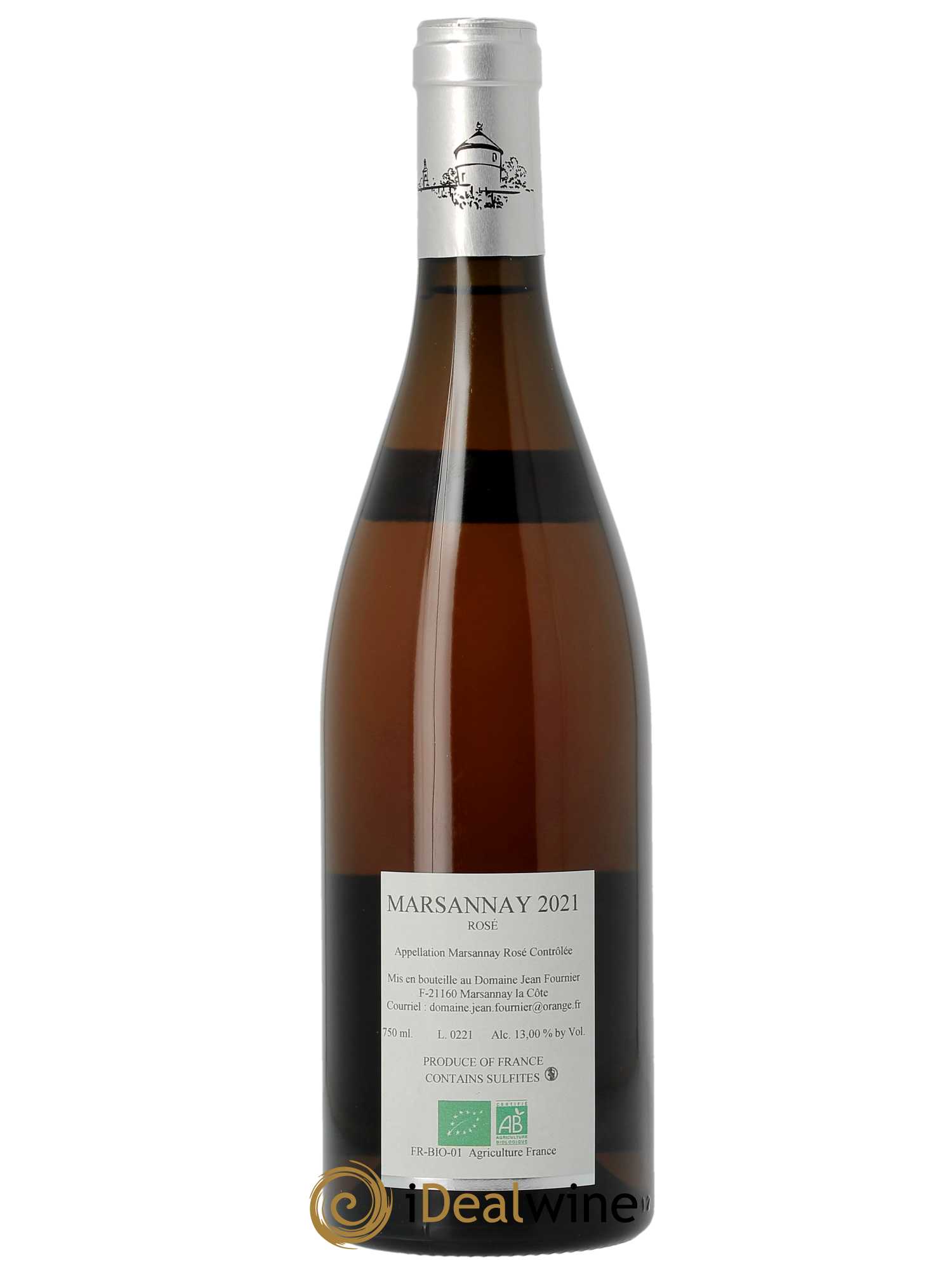 Marsannay rosé Jean Fournier (Domaine) 2021 - Lot de 1 bouteille - 1