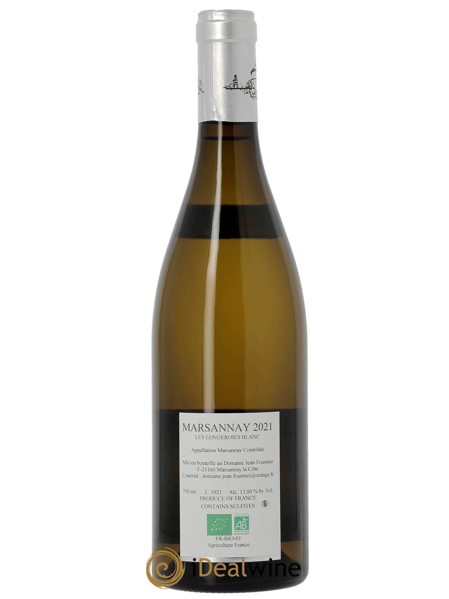 Marsannay Les Longeroies Jean Fournier (Domaine)  2021 - Lot of 1 bottle - 1