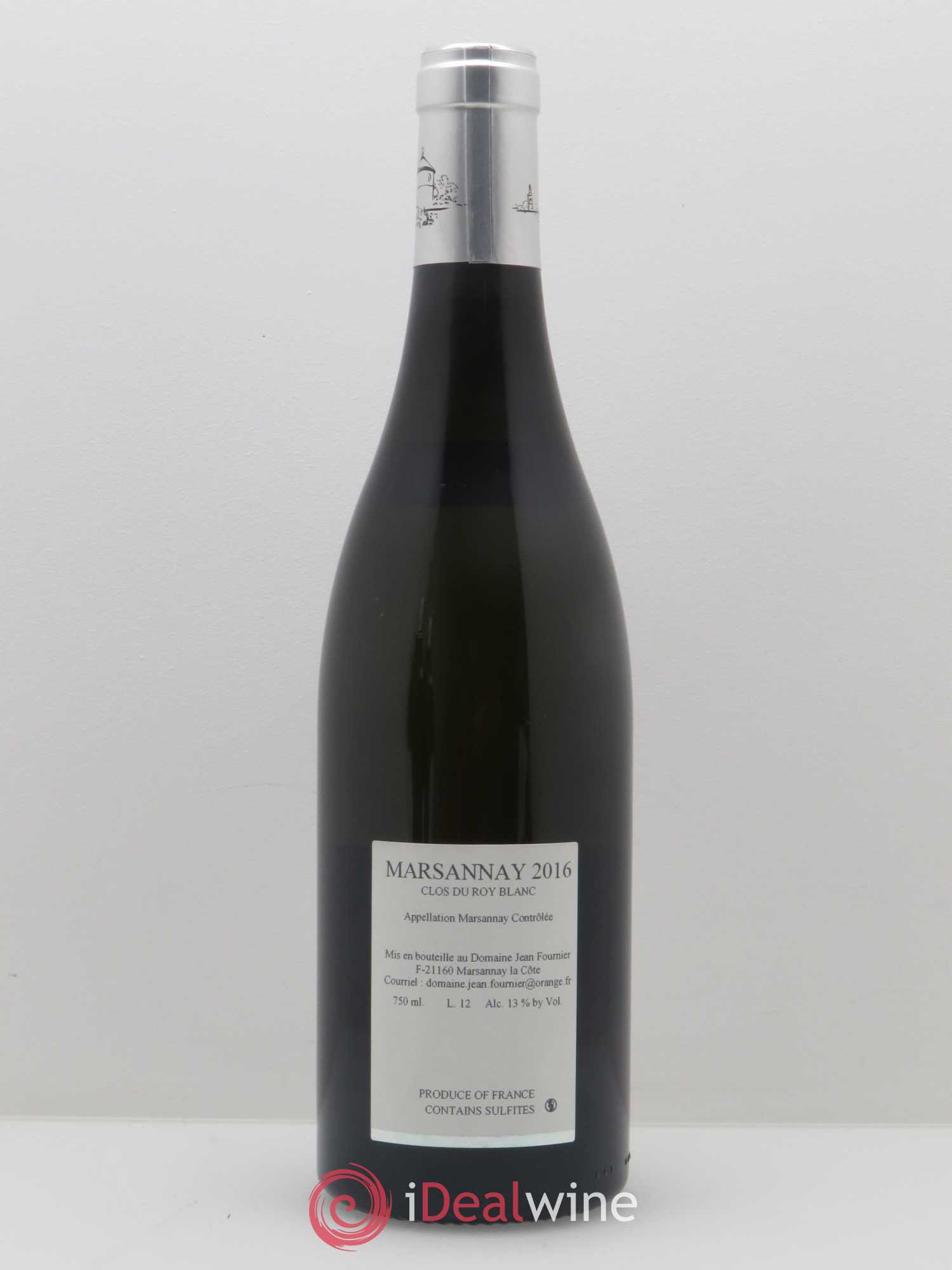 Marsannay Clos du Roy Jean Fournier (Domaine) 2016 - Lot de 1 bouteille - 1