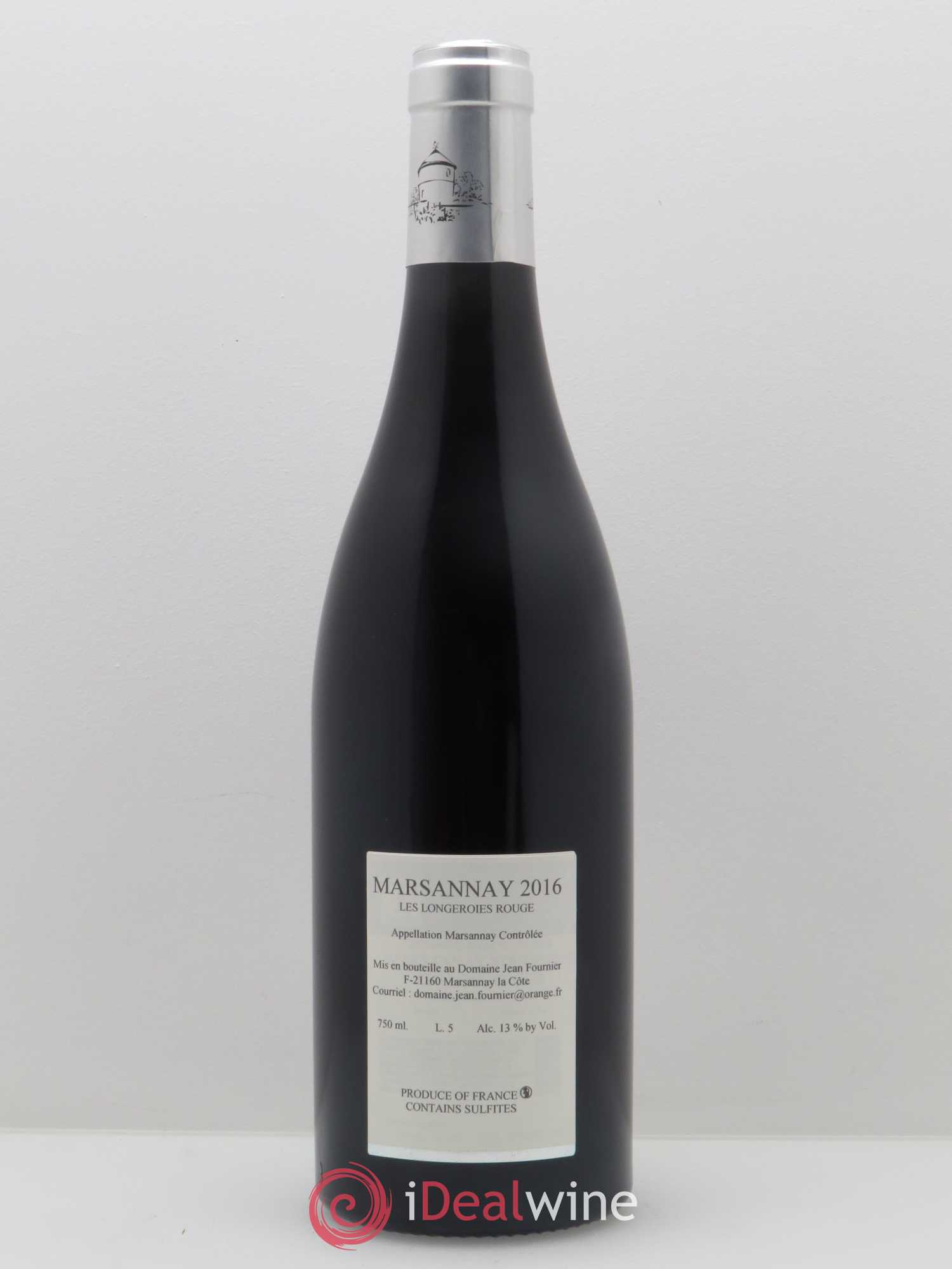 Marsannay Les Longeroies Jean Fournier (Domaine) 2016 - Posten von 1 Flasche - 1
