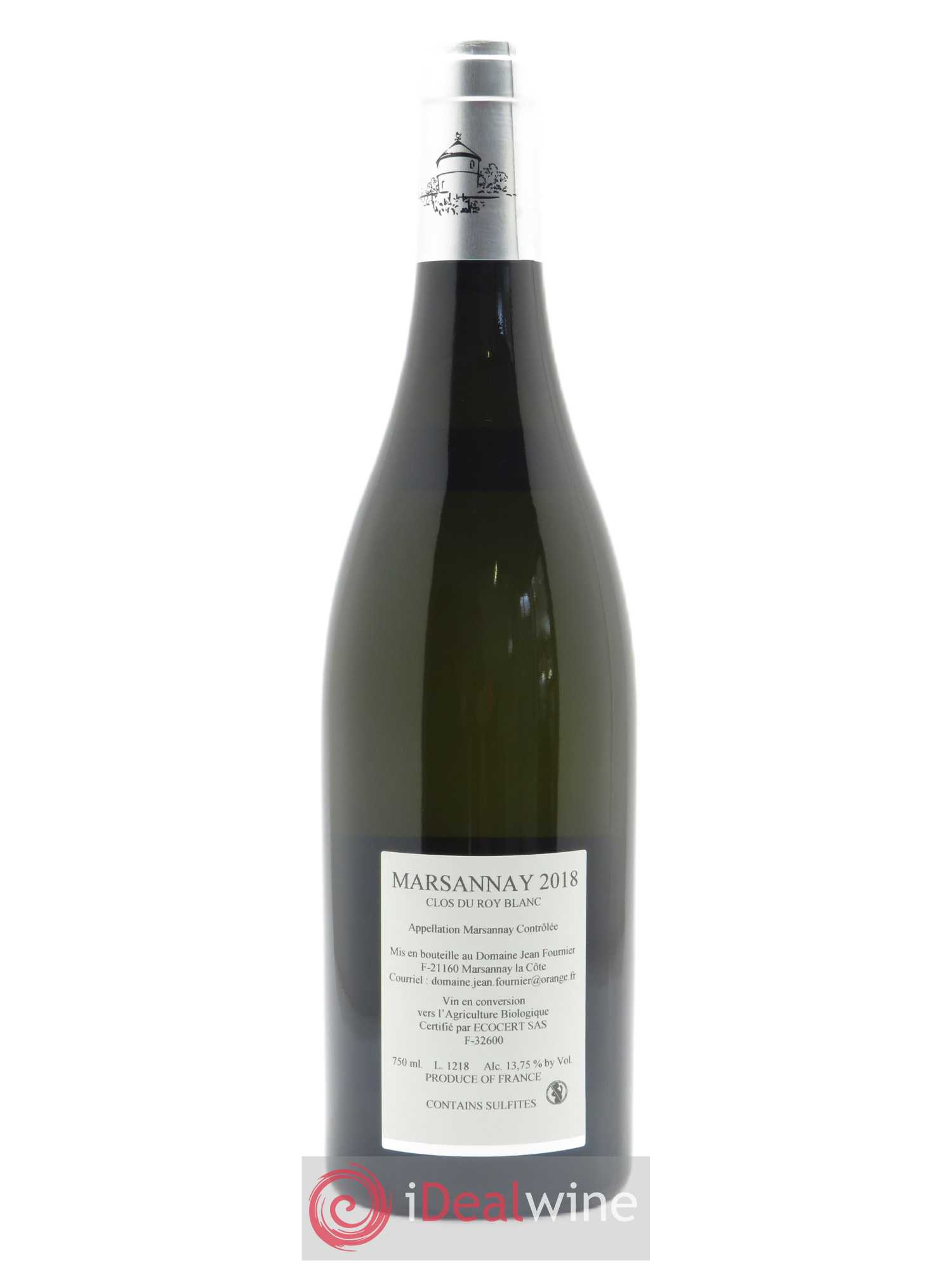 Marsannay Clos du Roy Jean Fournier (Domaine) 2018 - Lot de 1 bouteille - 1