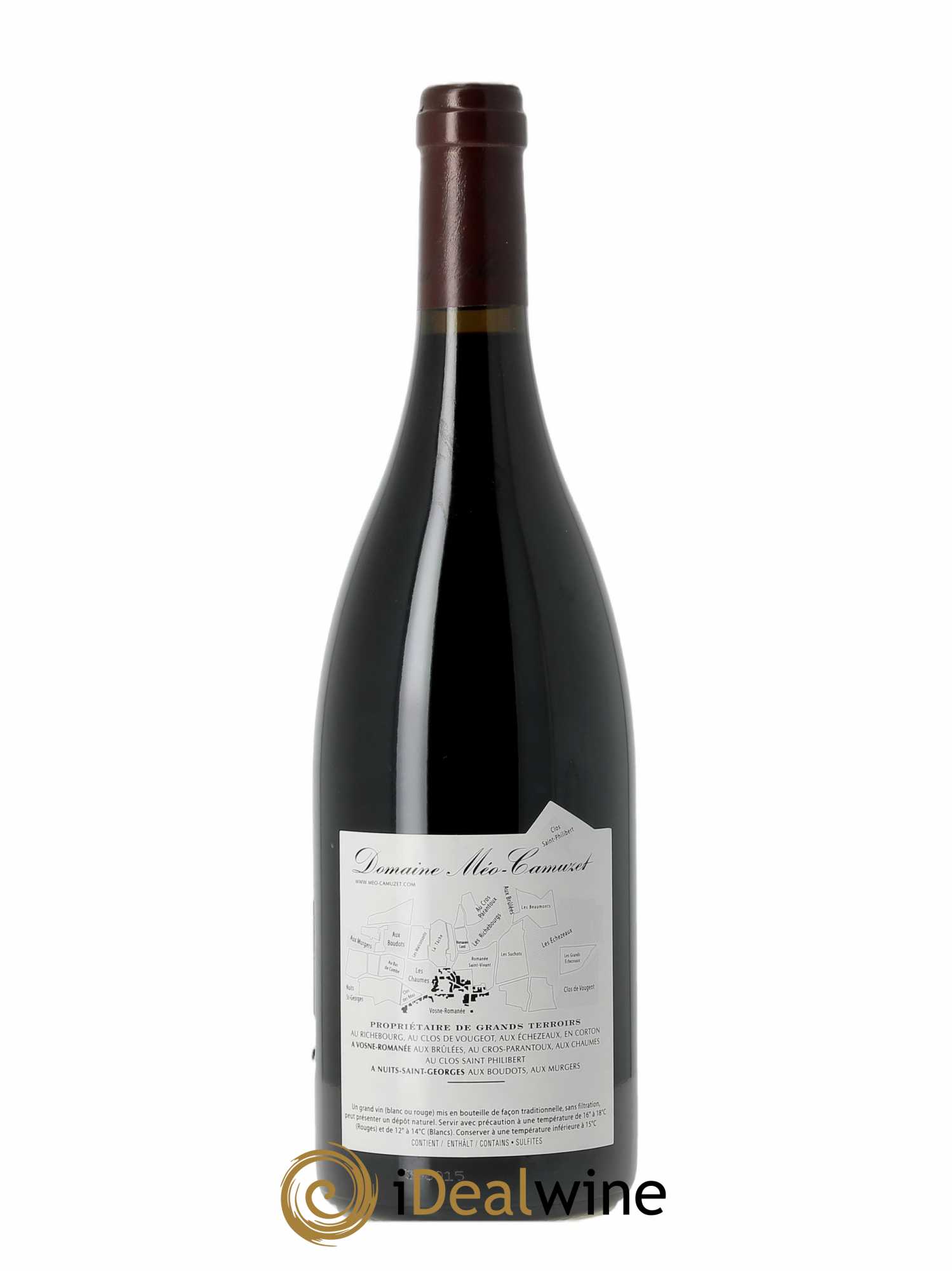 Clos de Vougeot Grand Cru Méo-Camuzet (Domaine) - 2005 - Lot de 1 bouteille - 2