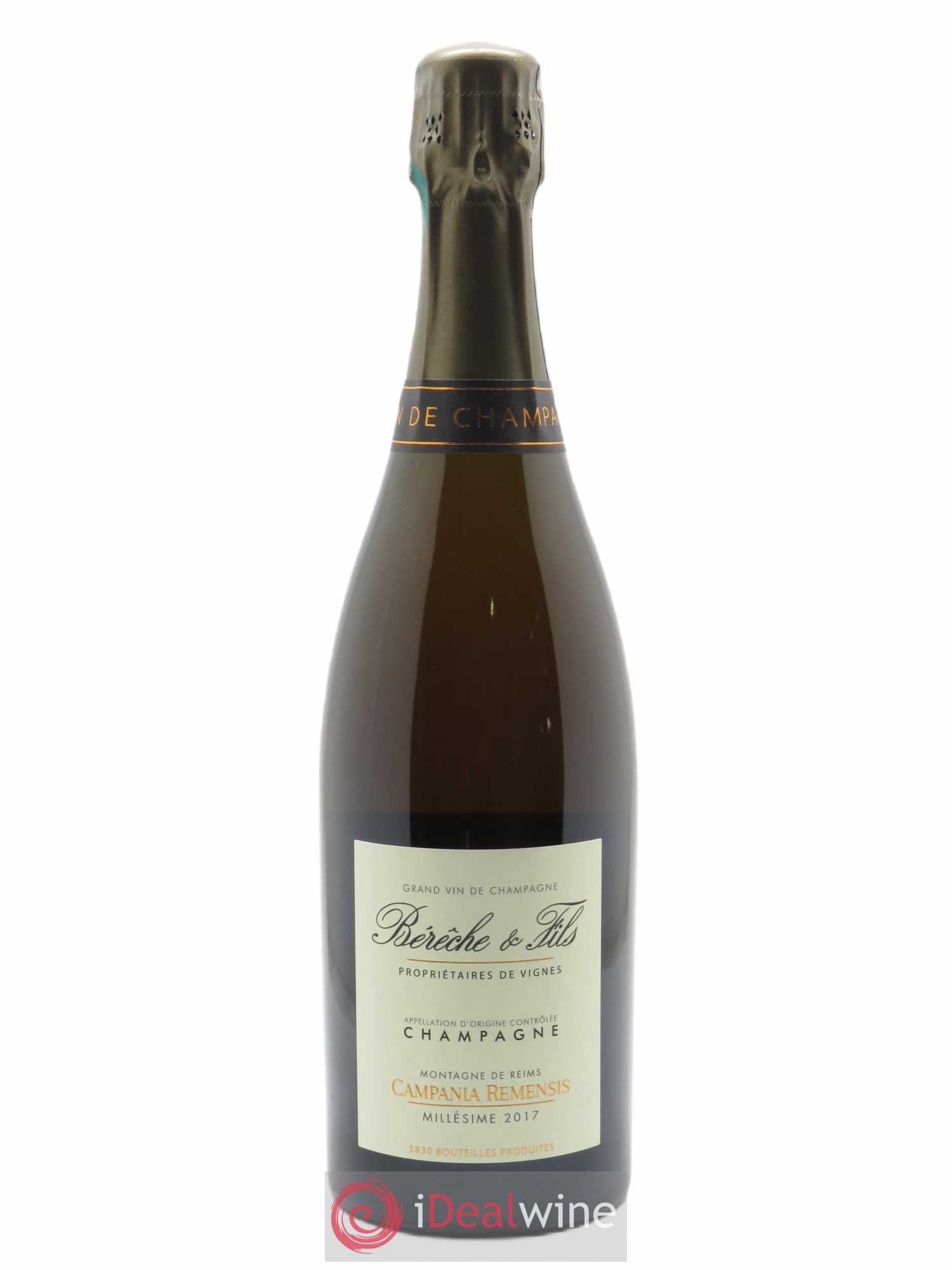 Campania Remensis Extra-Brut Bérêche et Fils - Lot de 1 bouteille - 0
