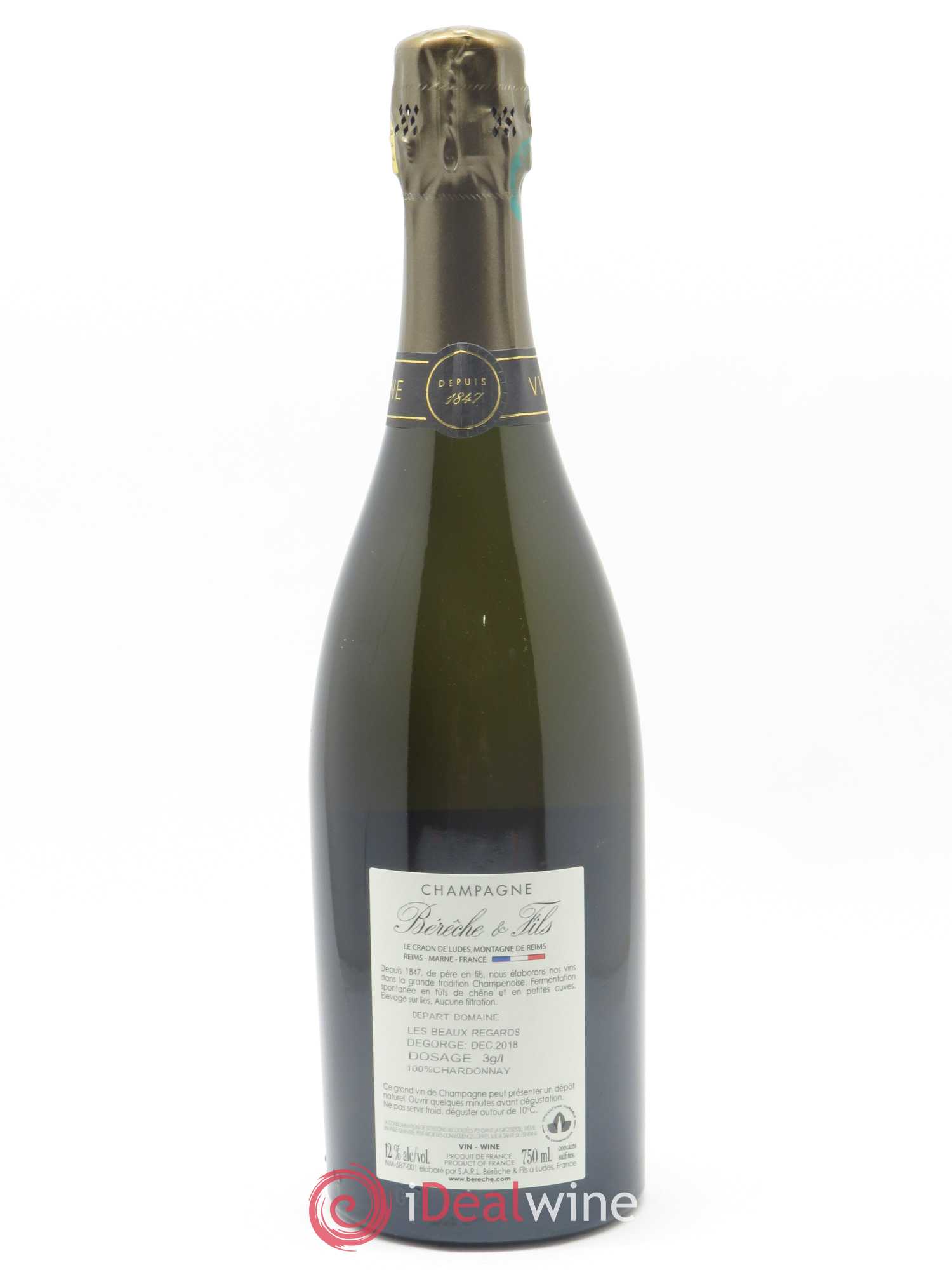 Les Beaux Regards Extra-Brut Bérêche et Fils 2015 - Lot de 1 bouteille - 1