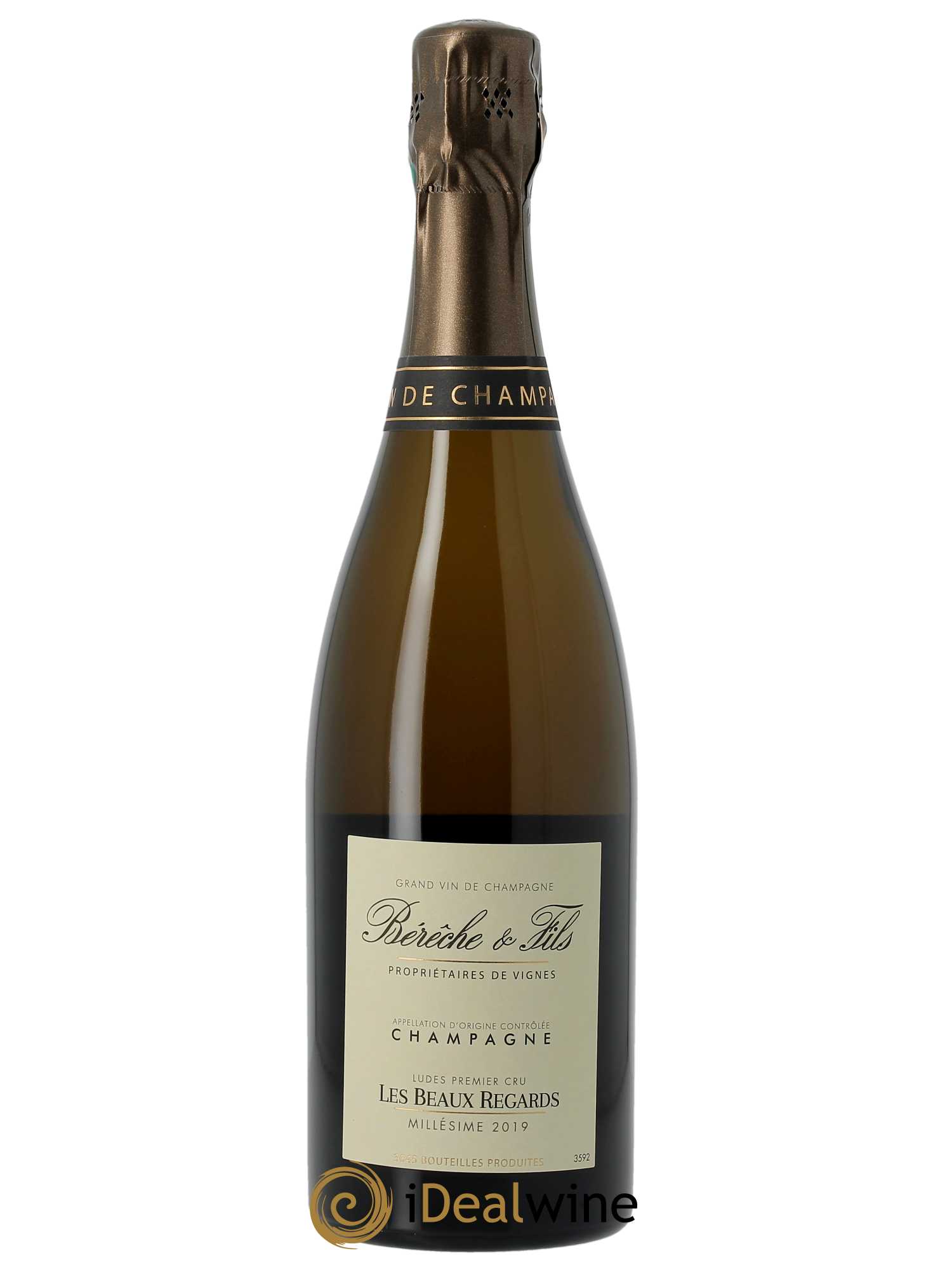 Les Beaux Regards Extra-Brut Bérêche et Fils 2019 - Lot de 1 bouteille - 0
