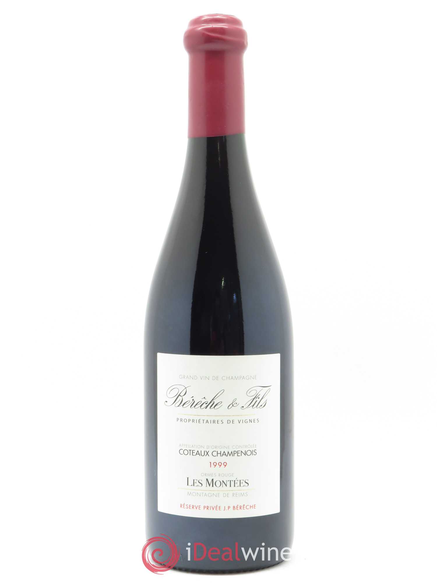 Ormes Rouge Les Montées Bérêche et Fils 1999 - Lot de 1 bouteille - 0