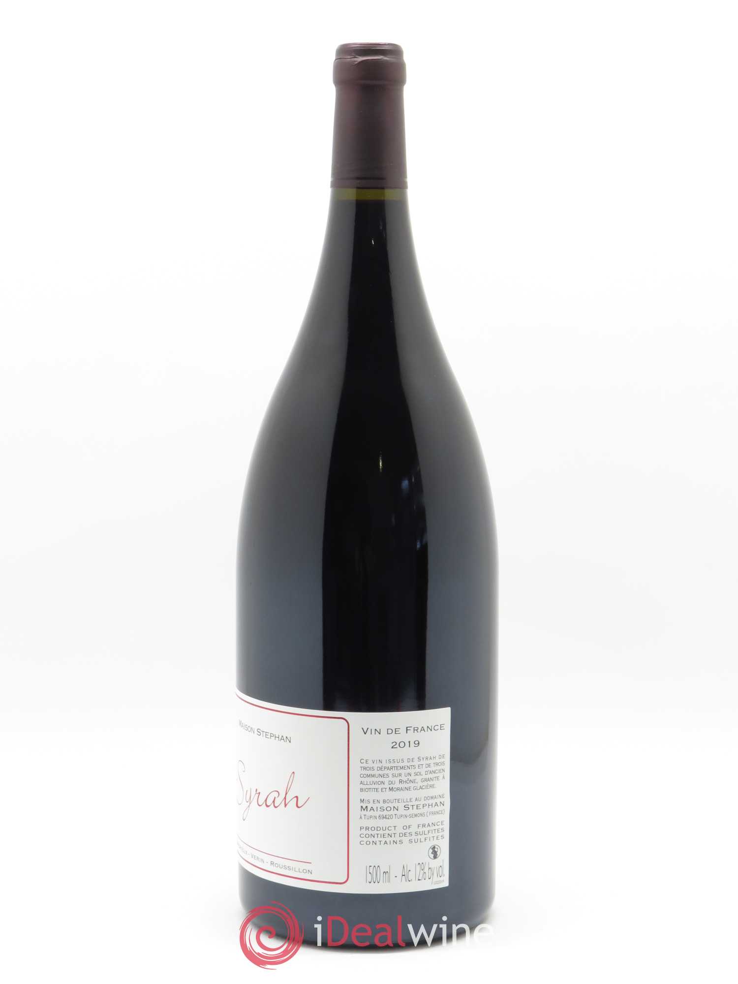 Vin de France Syrah Jean-Michel Stephan 2019 - Lot de 1 magnum - 1