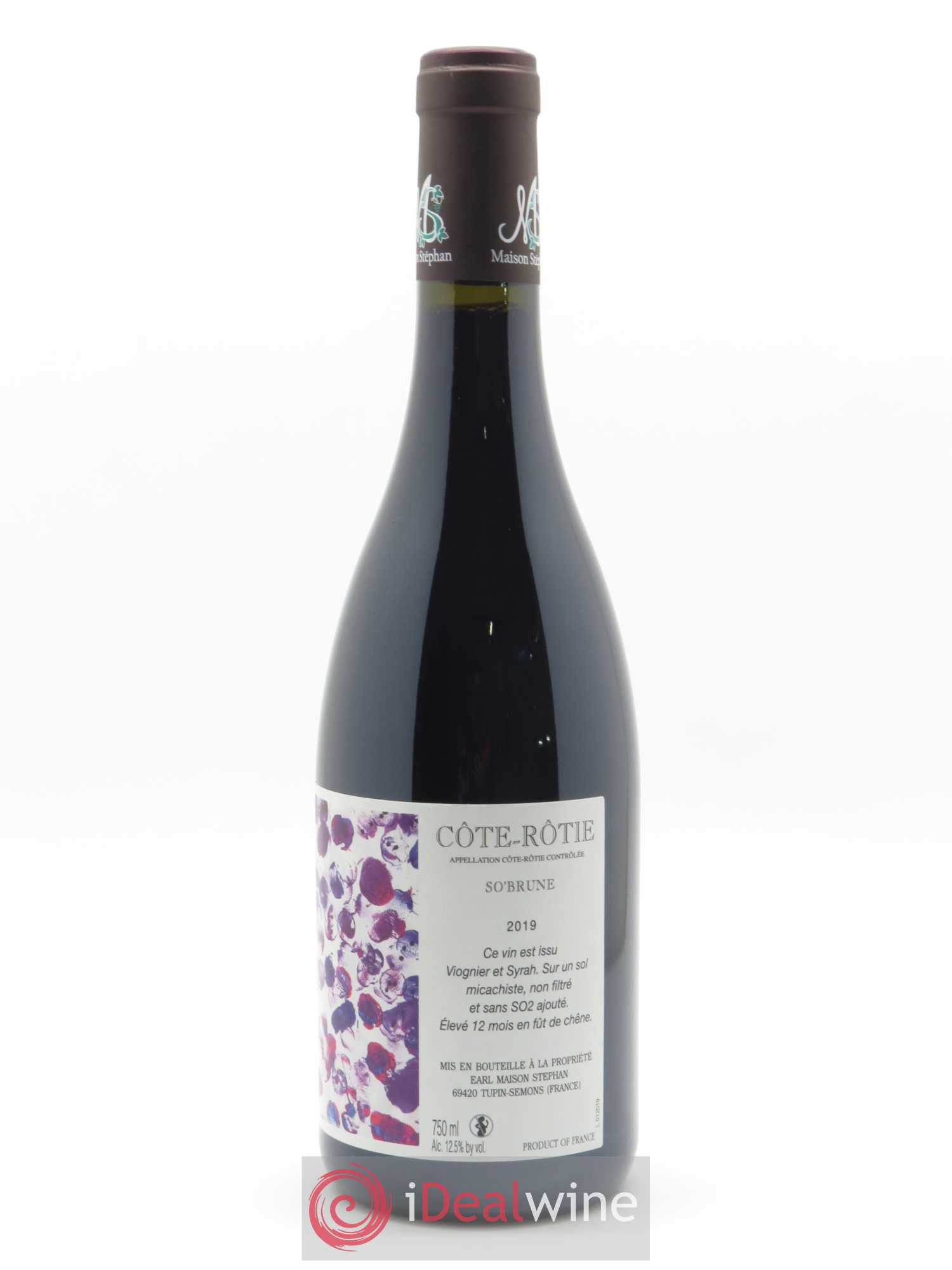 Côte-Rôtie So'Brune Jean-Michel Stephan 2019 - Lot de 1 bouteille - 1