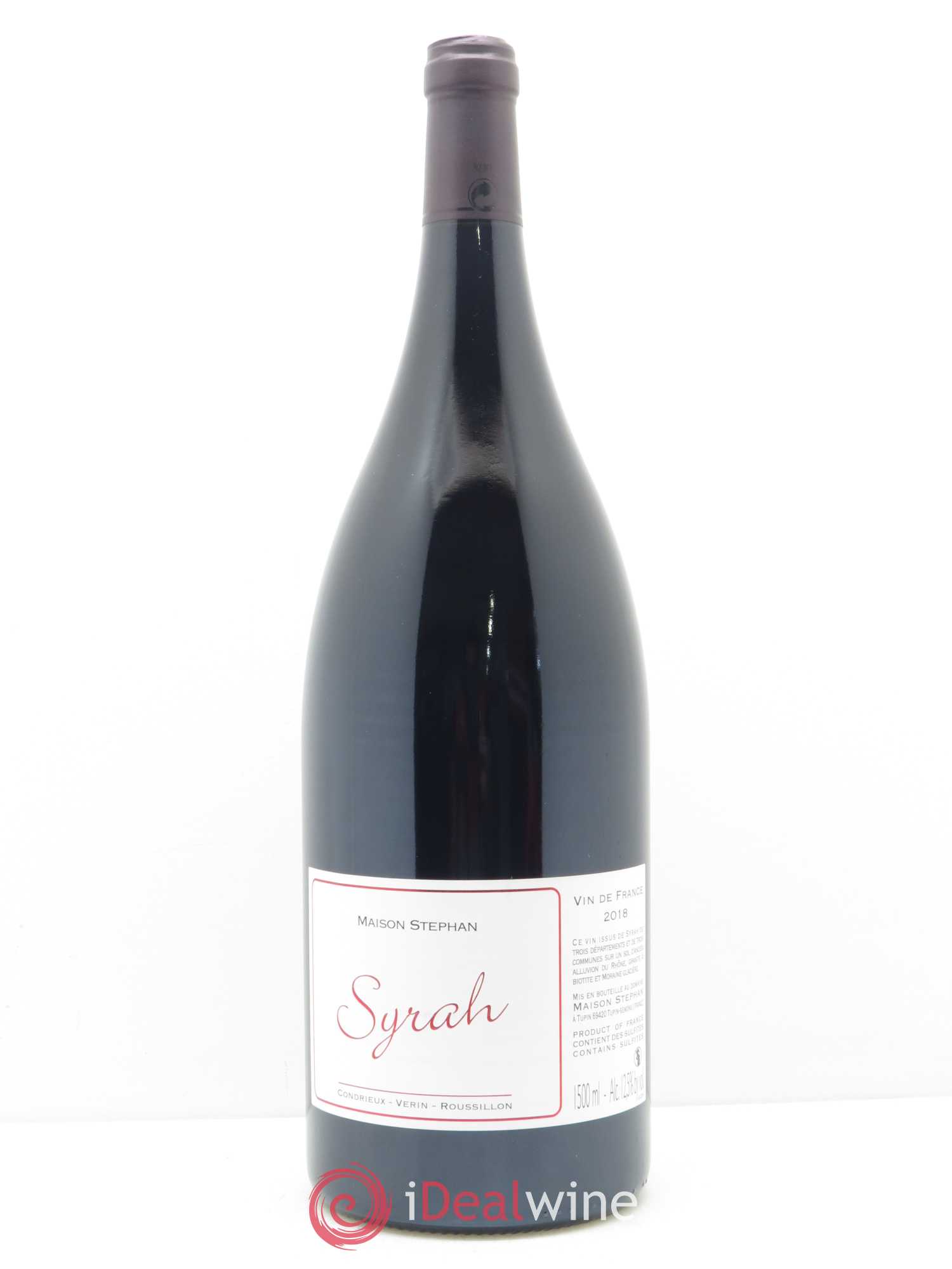 Vin de France Syrah Jean-Michel Stephan 2018 - Lot de 1 magnum - 0