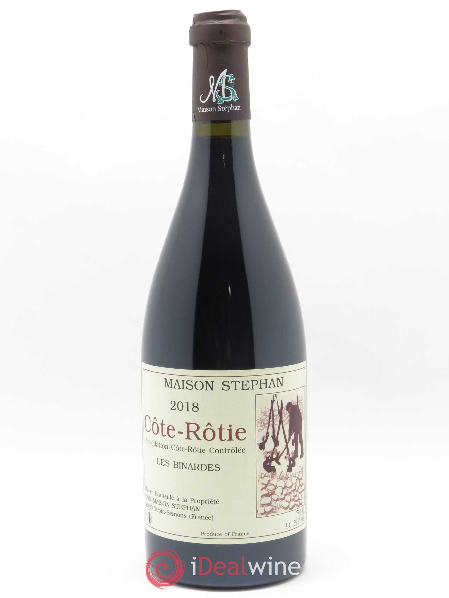 Côte-Rôtie Les Binardes Jean-Michel Stephan 2018 - Lot de 1 bouteille - 0
