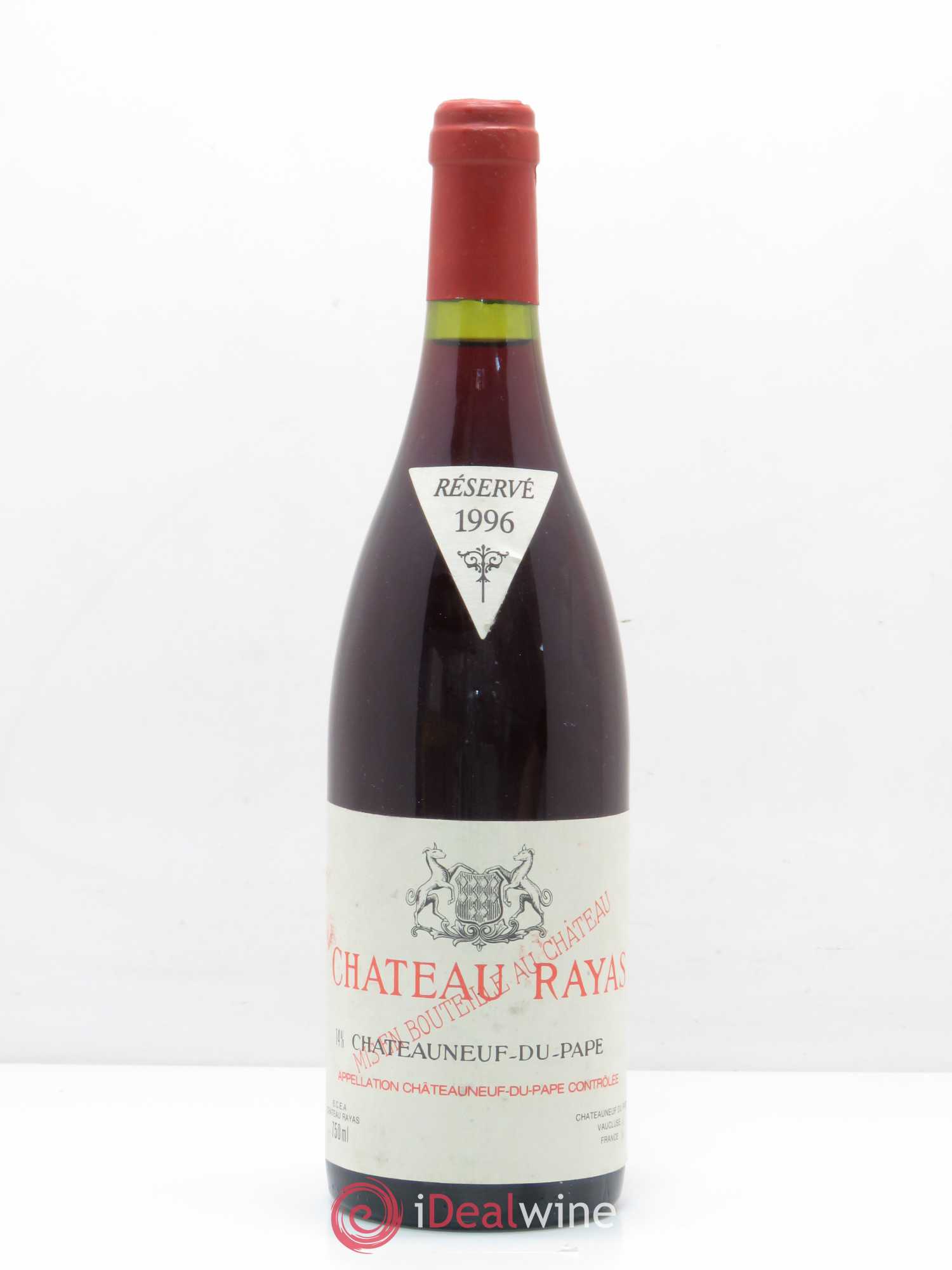 Châteauneuf-du-Pape Château Rayas Emmanuel Reynaud 1996 - Lot de 1 bouteille - 0