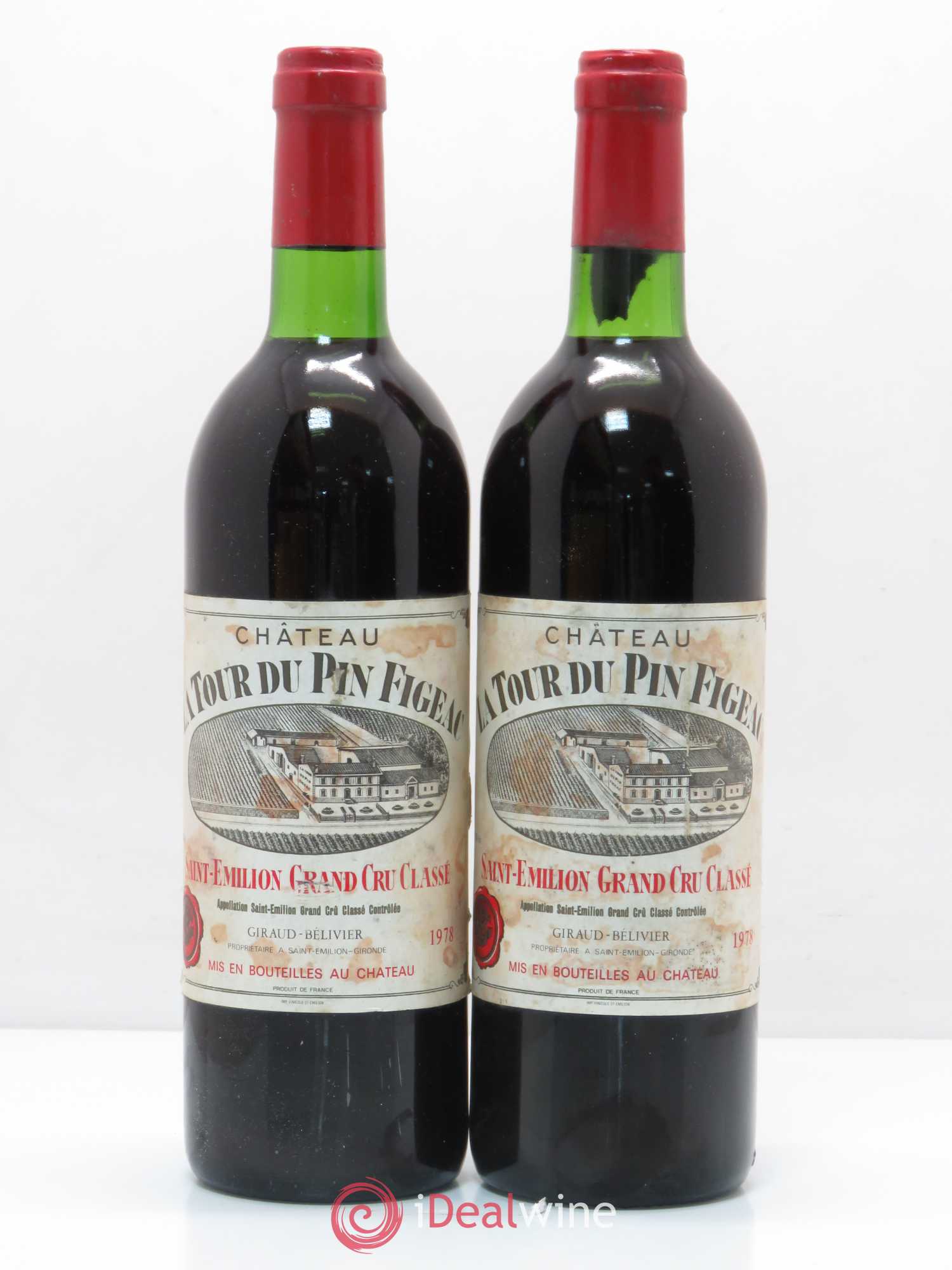 Château la Tour du Pin Figeac 1978 - Lot de 2 bouteilles - 0