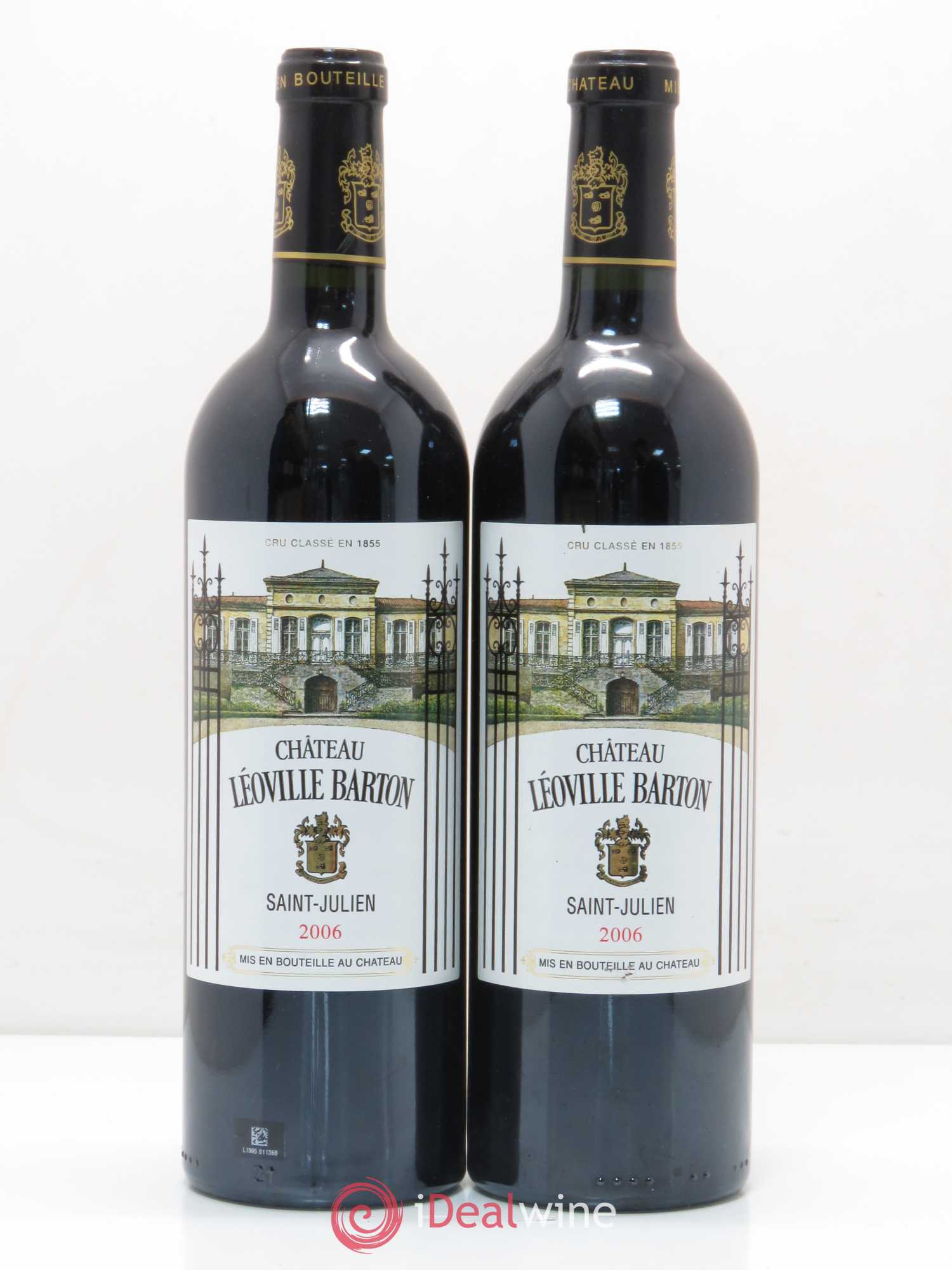 Château Léoville Barton 2ème Grand Cru Classé 2006 - Lot de 2 bouteilles - 0