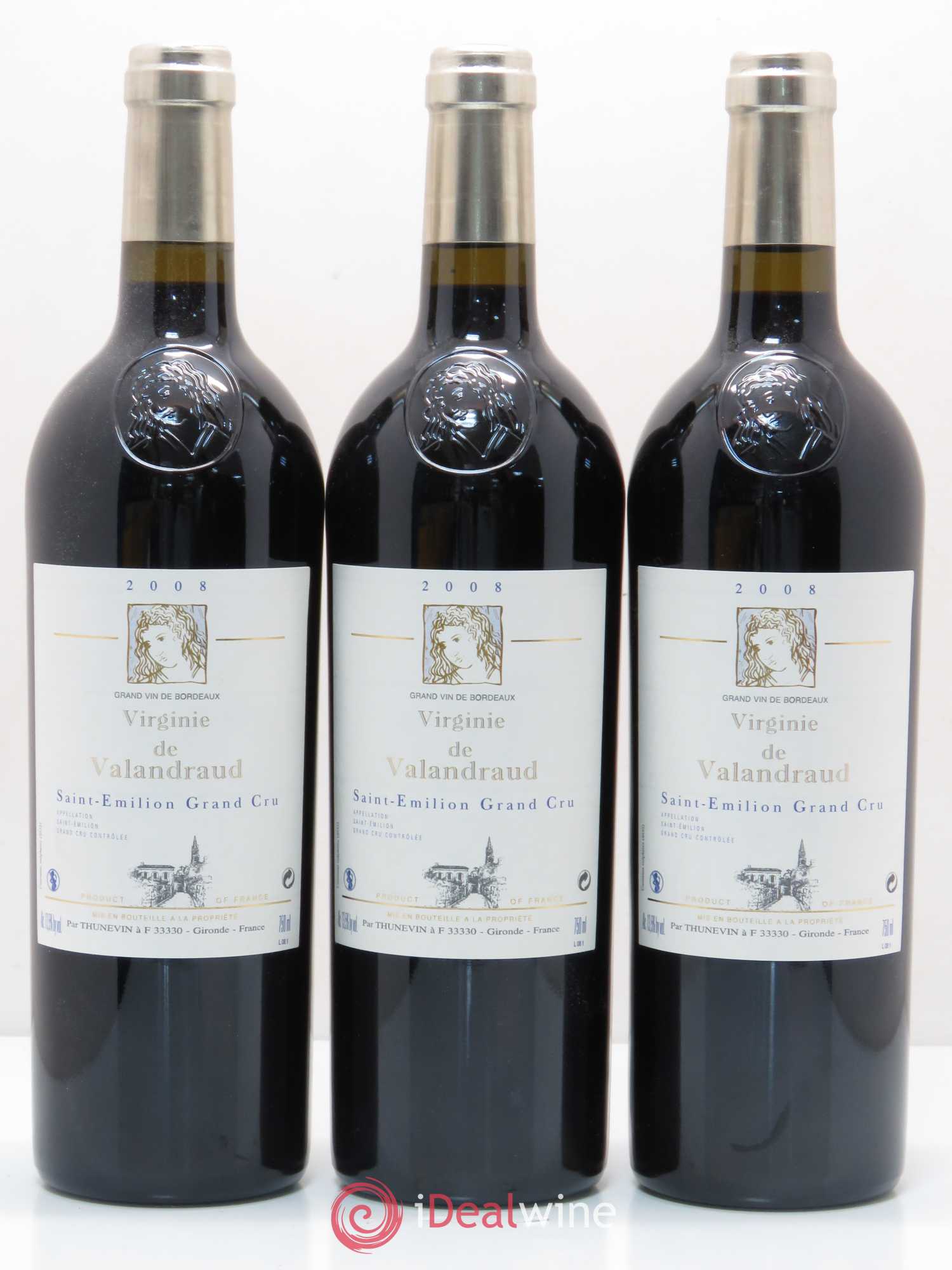 Virginie de Valandraud 2008 - Lot de 6 bouteilles - 2