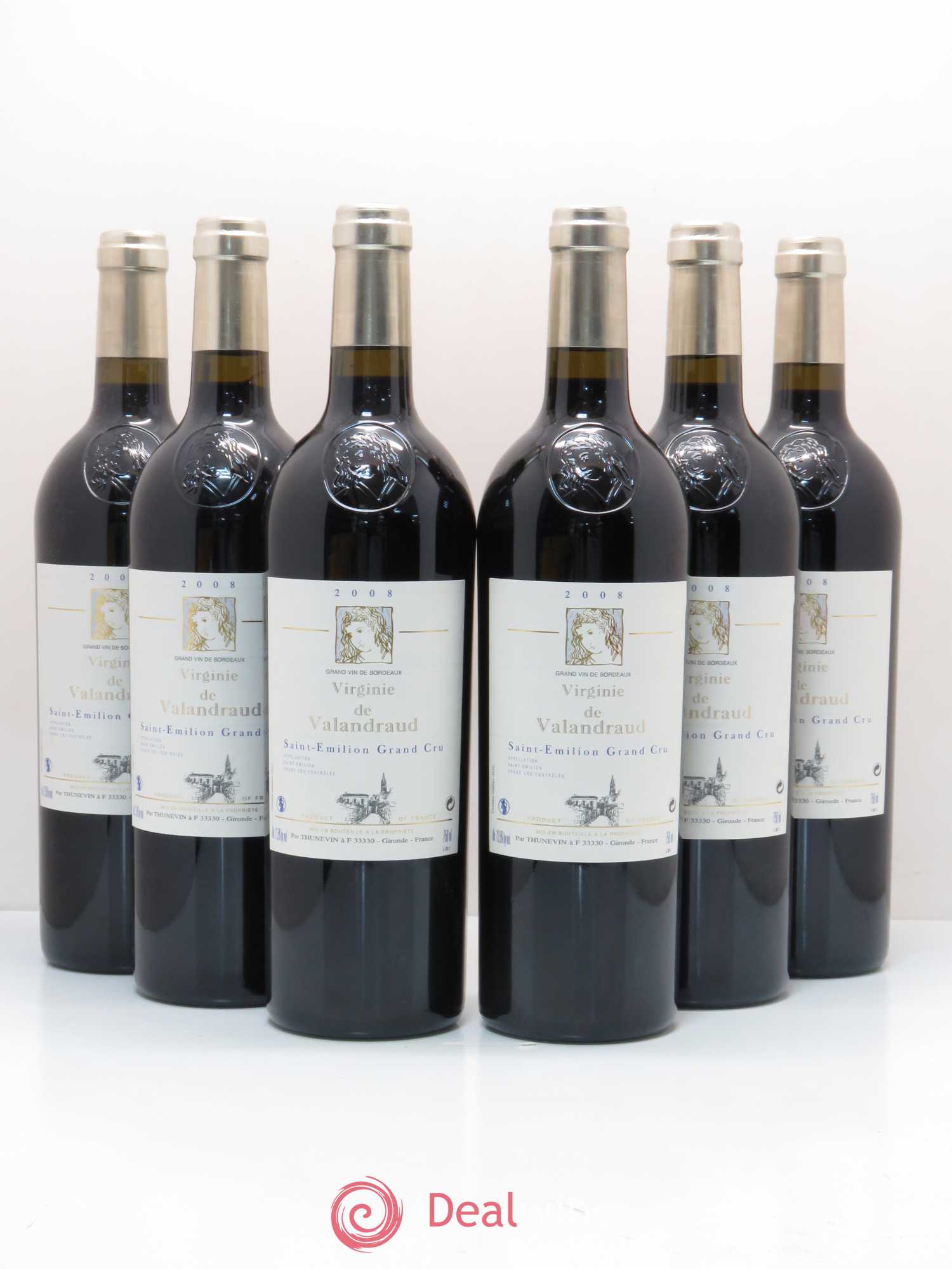 Virginie de Valandraud 2008 - Lot de 6 bouteilles - 0