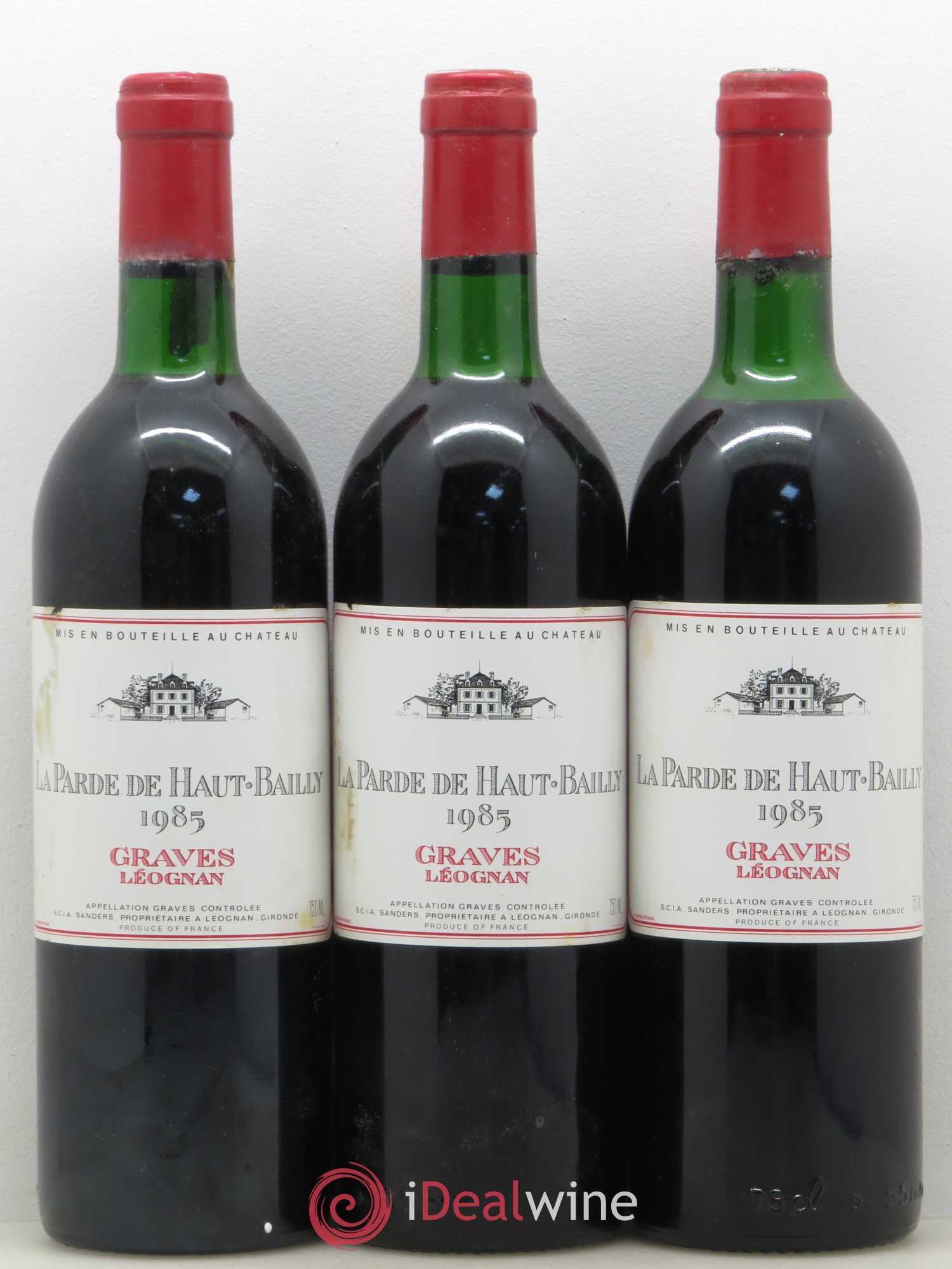 Haut Bailly II (Anciennement La Parde de Haut-Bailly) Second Vin 1985 - Lot de 12 bouteilles - 2