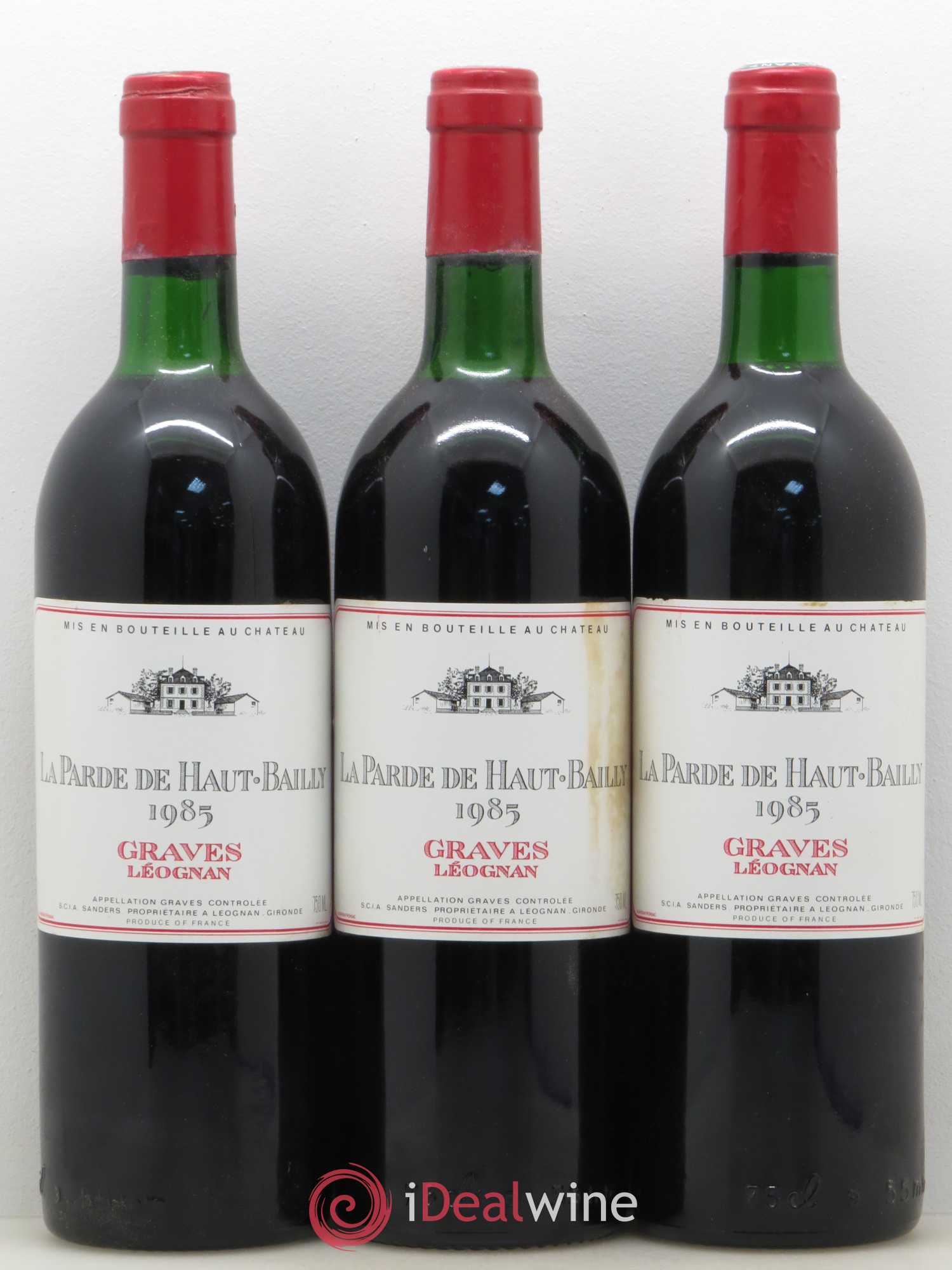 Haut Bailly II (Anciennement La Parde de Haut-Bailly) Second Vin 1985 - Lot de 12 bouteilles - 4