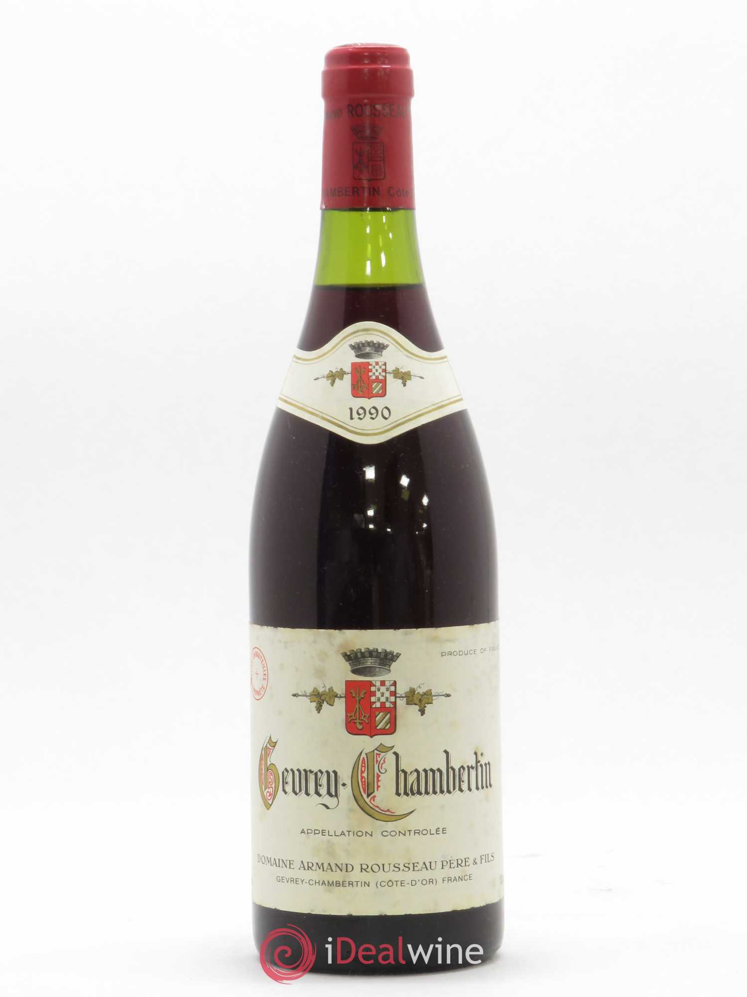 Gevrey-Chambertin Armand Rousseau (Domaine) 1990 - Lot de 1 bouteille - 0