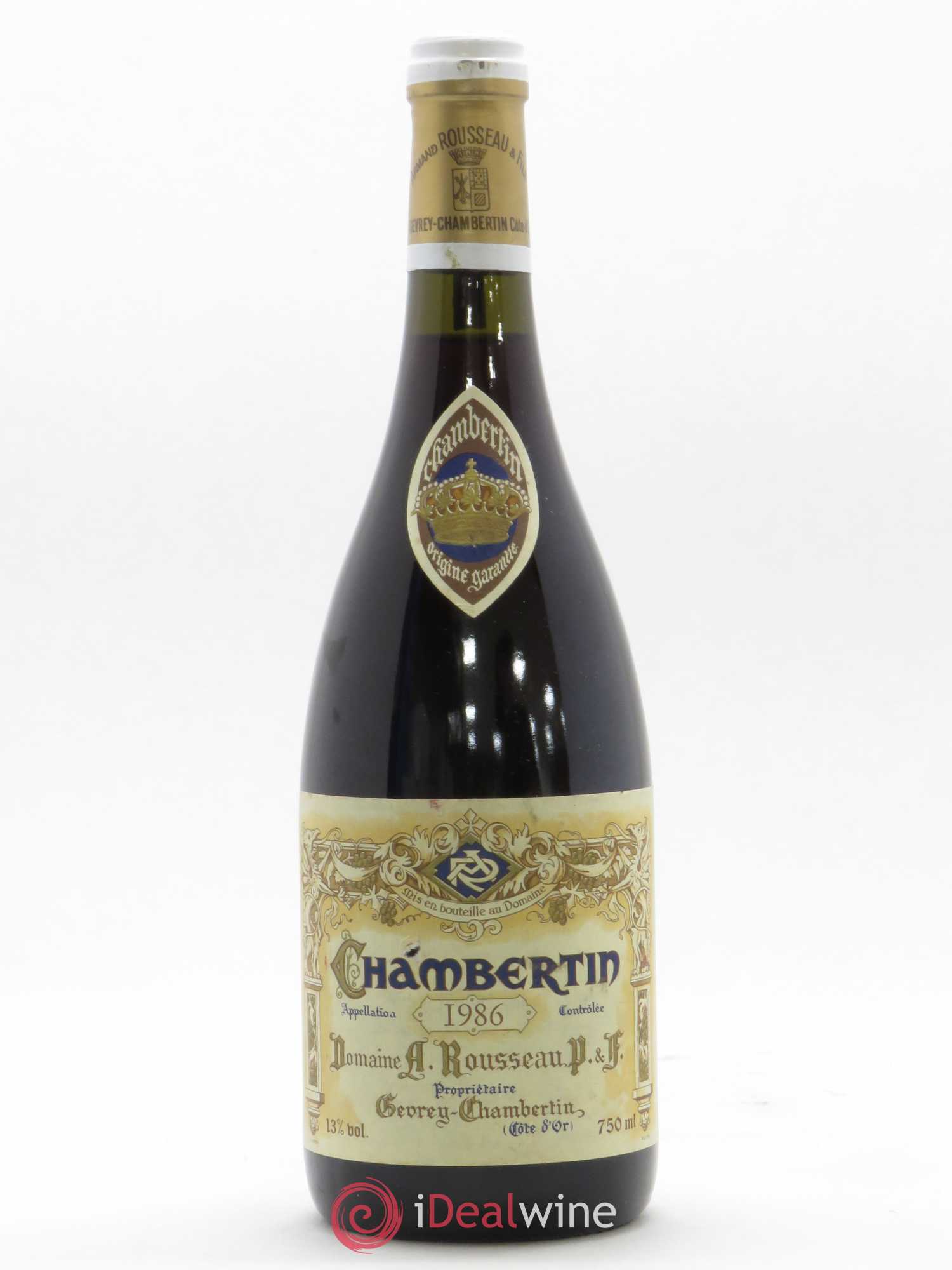 Chambertin Grand Cru Armand Rousseau (Domaine) 1986 - Lot de 1 bouteille - 0