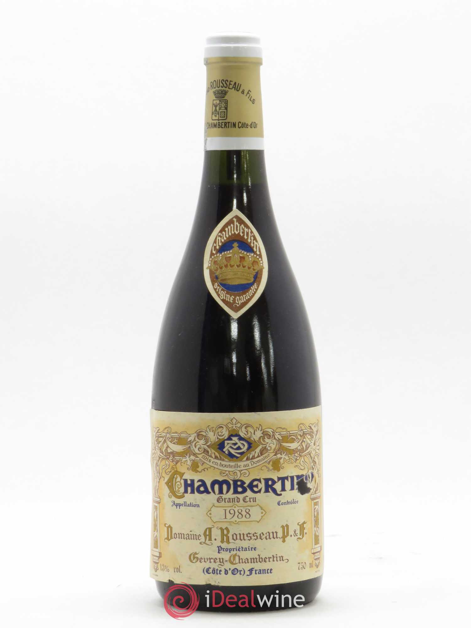 Chambertin Grand Cru Armand Rousseau (Domaine) 1988 - Lot de 1 bouteille - 0