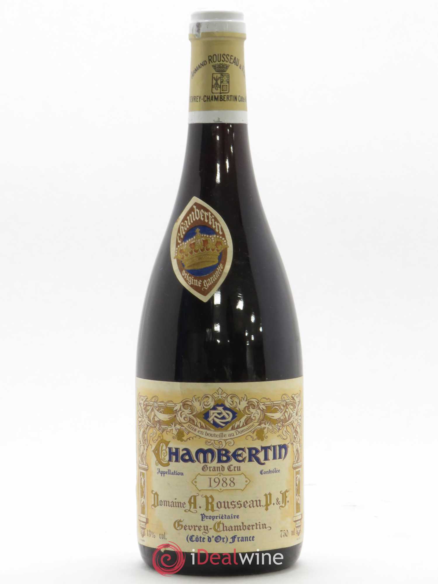 Chambertin Grand Cru Armand Rousseau (Domaine) 1988 - Lot de 1 bouteille - 0
