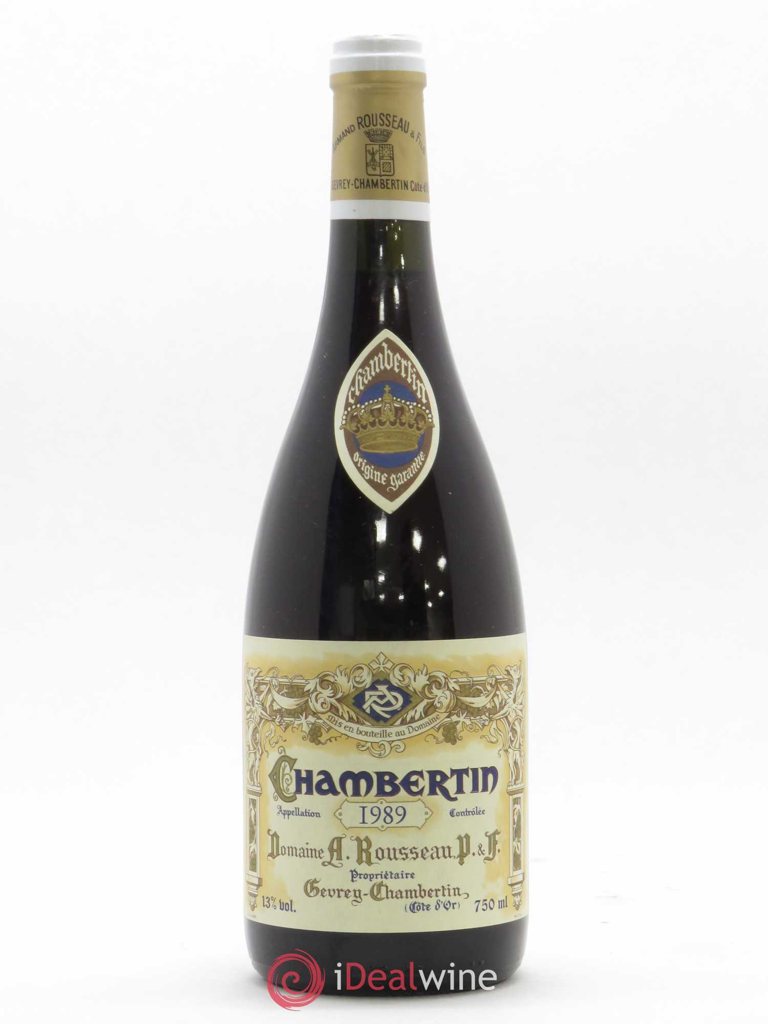Chambertin Grand Cru Armand Rousseau (Domaine) 1989 - Lot de 1 bouteille - 0