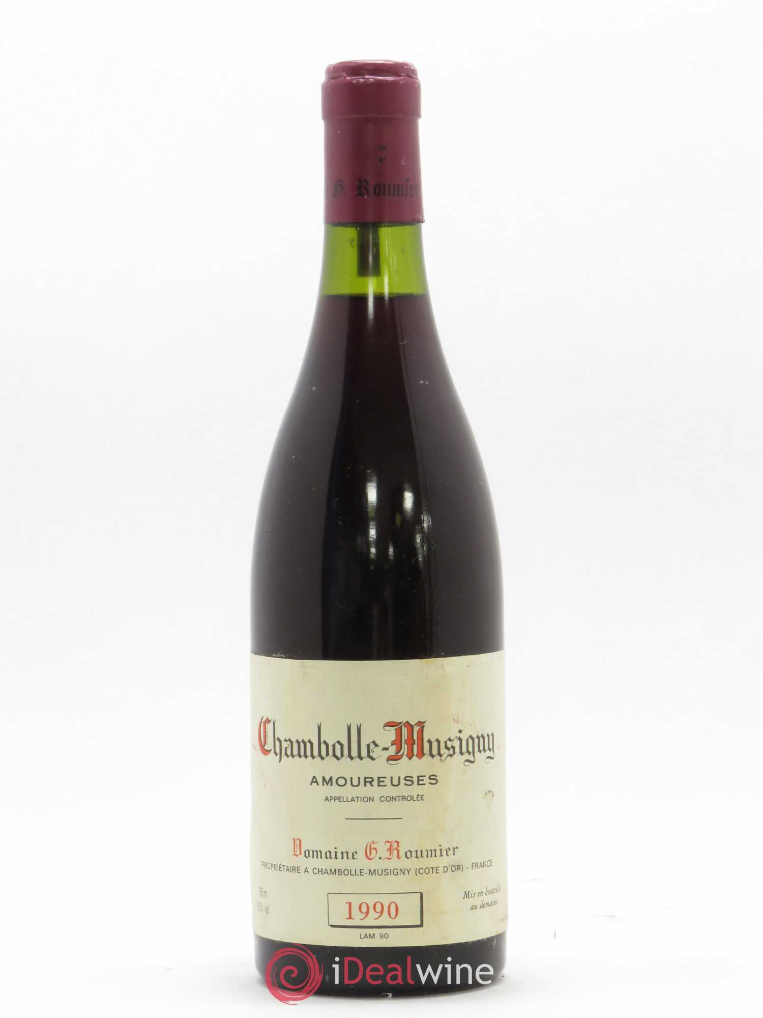 Chambolle-Musigny 1er Cru Les Amoureuses Georges Roumier (Domaine) 1990 - Lot de 1 bouteille - 0