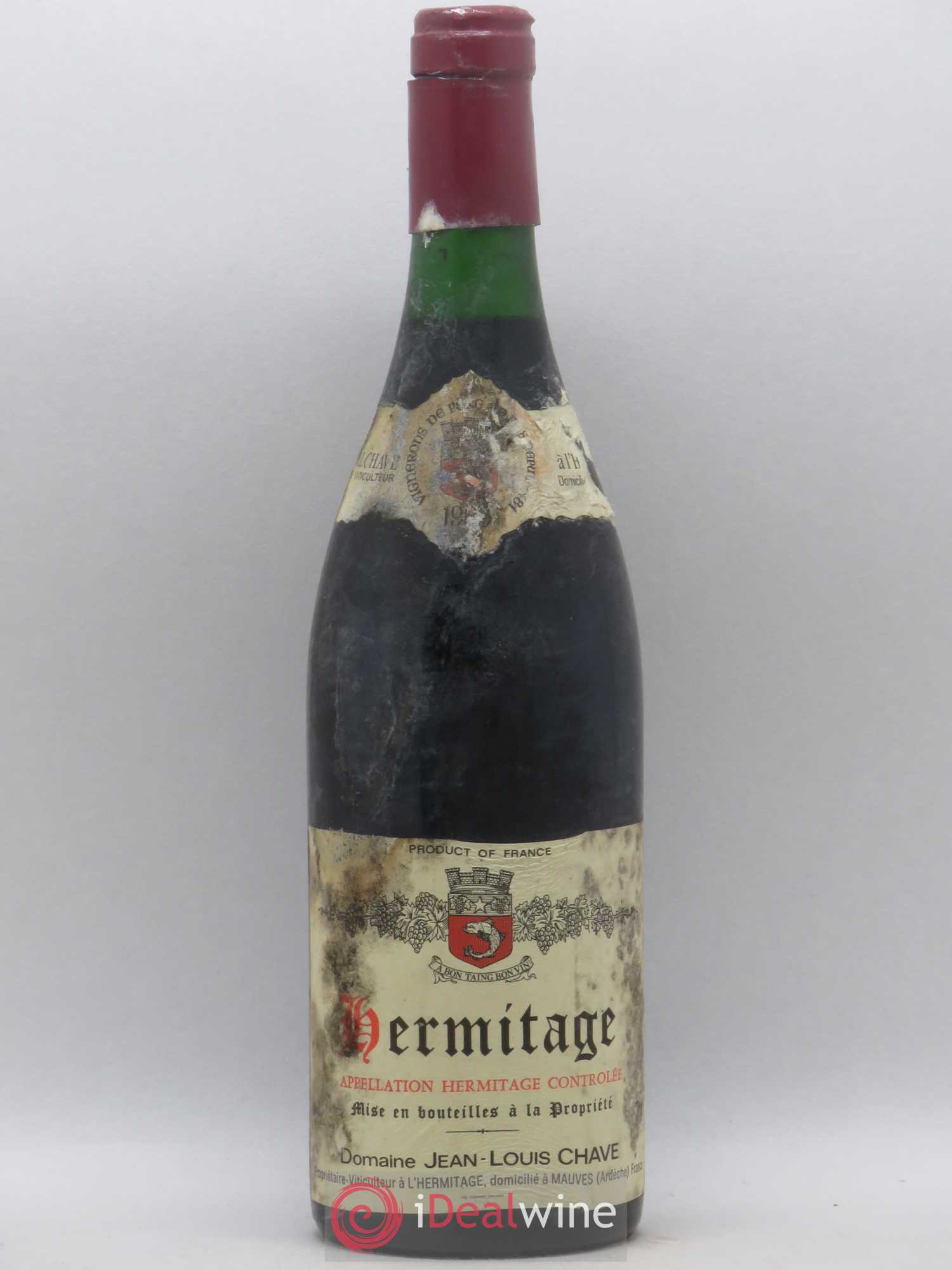 Hermitage Jean-Louis Chave Millésime Présumé 1989 - Posten von 1 Flasche - 0