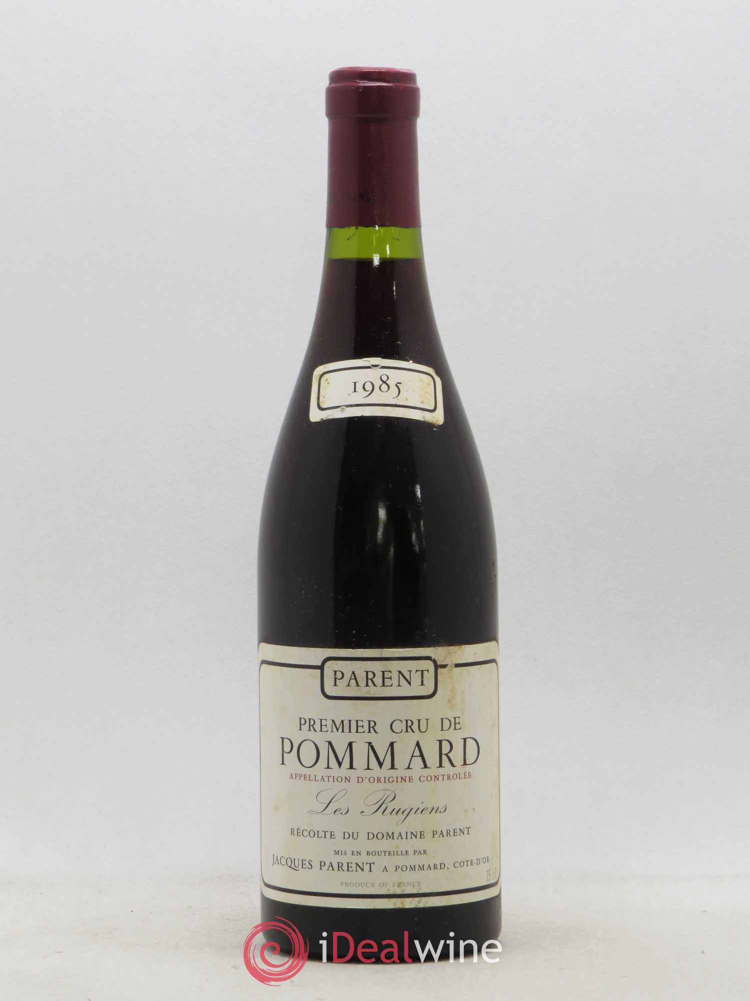 Pommard 1er Cru Les Rugiens Parent (Domaine) 1985 - Lot de 1 bouteille - 0