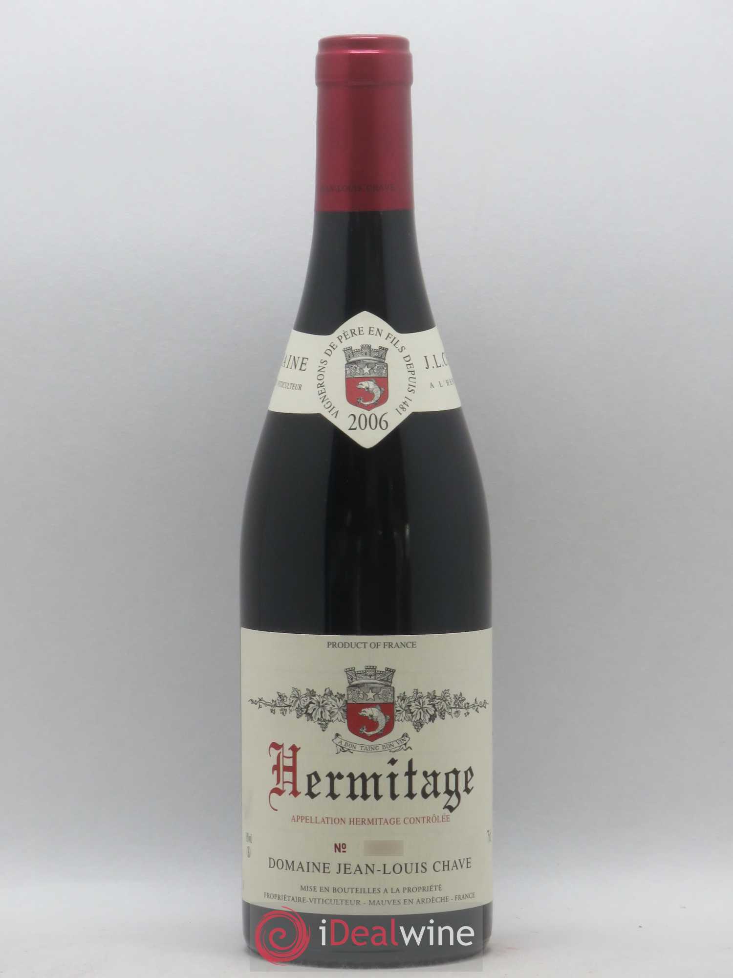 Hermitage Jean-Louis Chave 2006 - Lot de 1 bouteille - 0